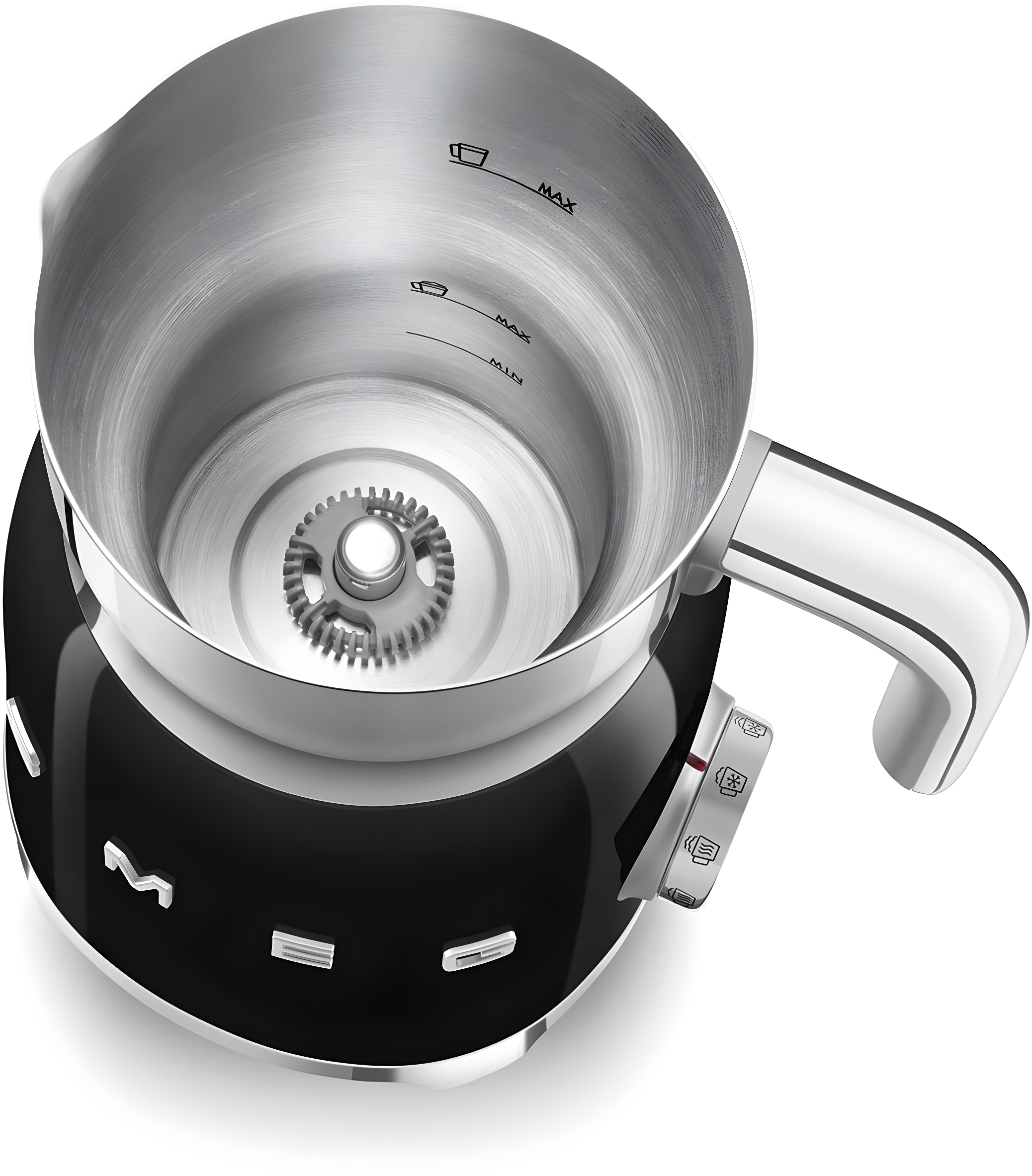SMEG Black Milk Frother