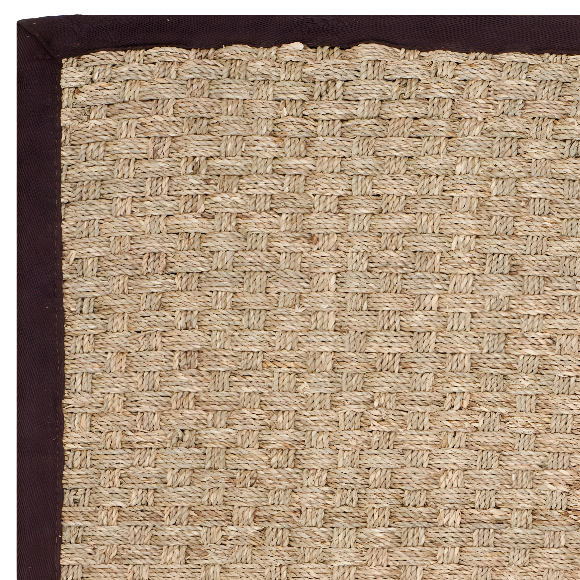 Natural Fiber NF114 Power Loomed Indoor Area Rug - Natural/Dark Brown - 4'x6' - Safavieh.