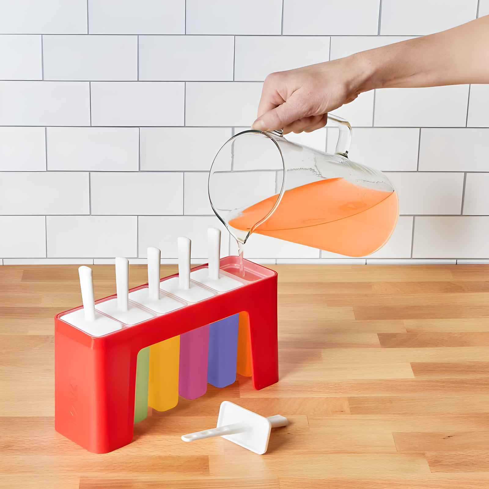 Tovolo Modern Pop Molds with Tray (Set of 6) (Set of 6)