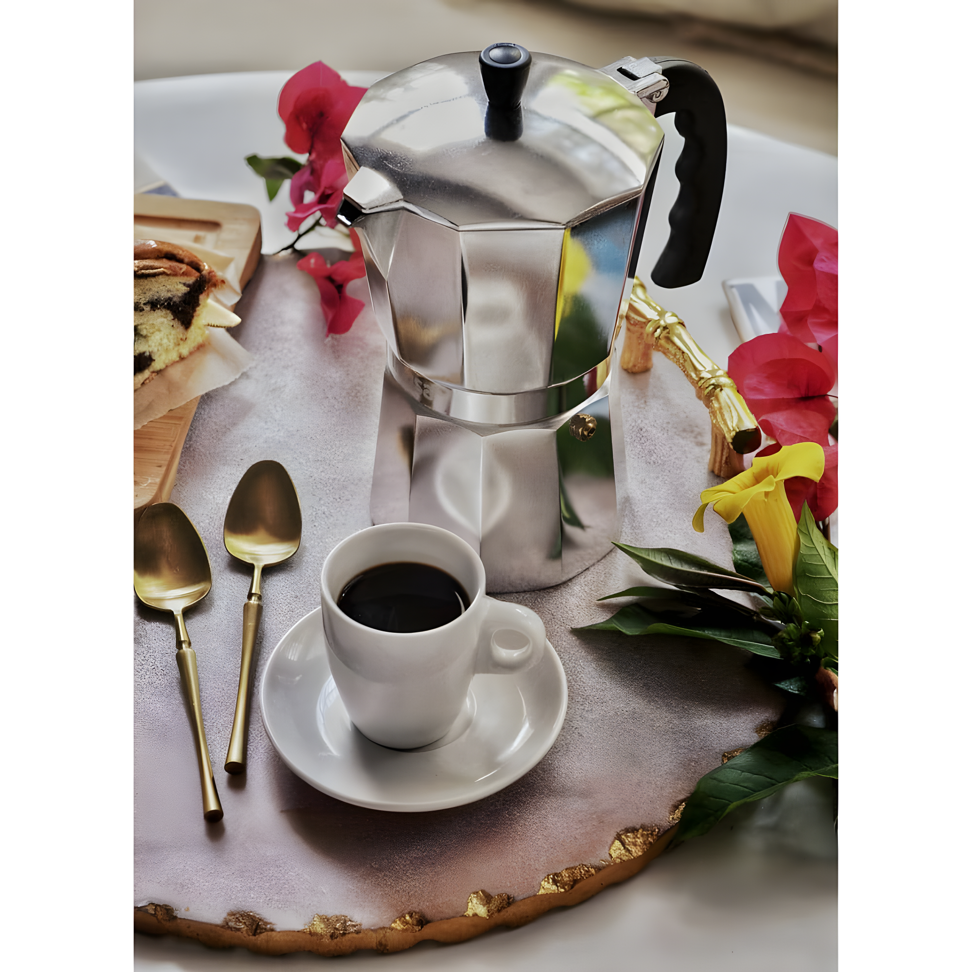 IMUSA Aluminum 6 Cup Coffeemaker In Silver