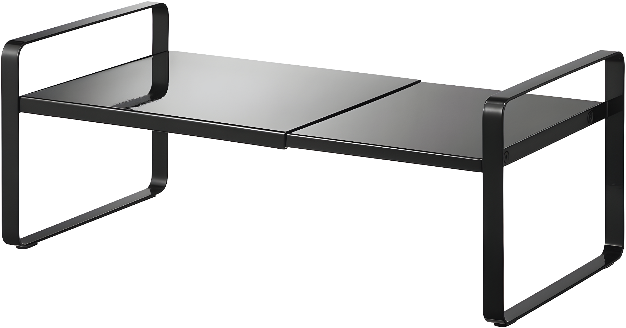 Yamazaki Home Yamazaki Home Steel Kitchen 2 Tiered Shelf Rack- Expandable Countertop Organizer For Kitchen, Steel