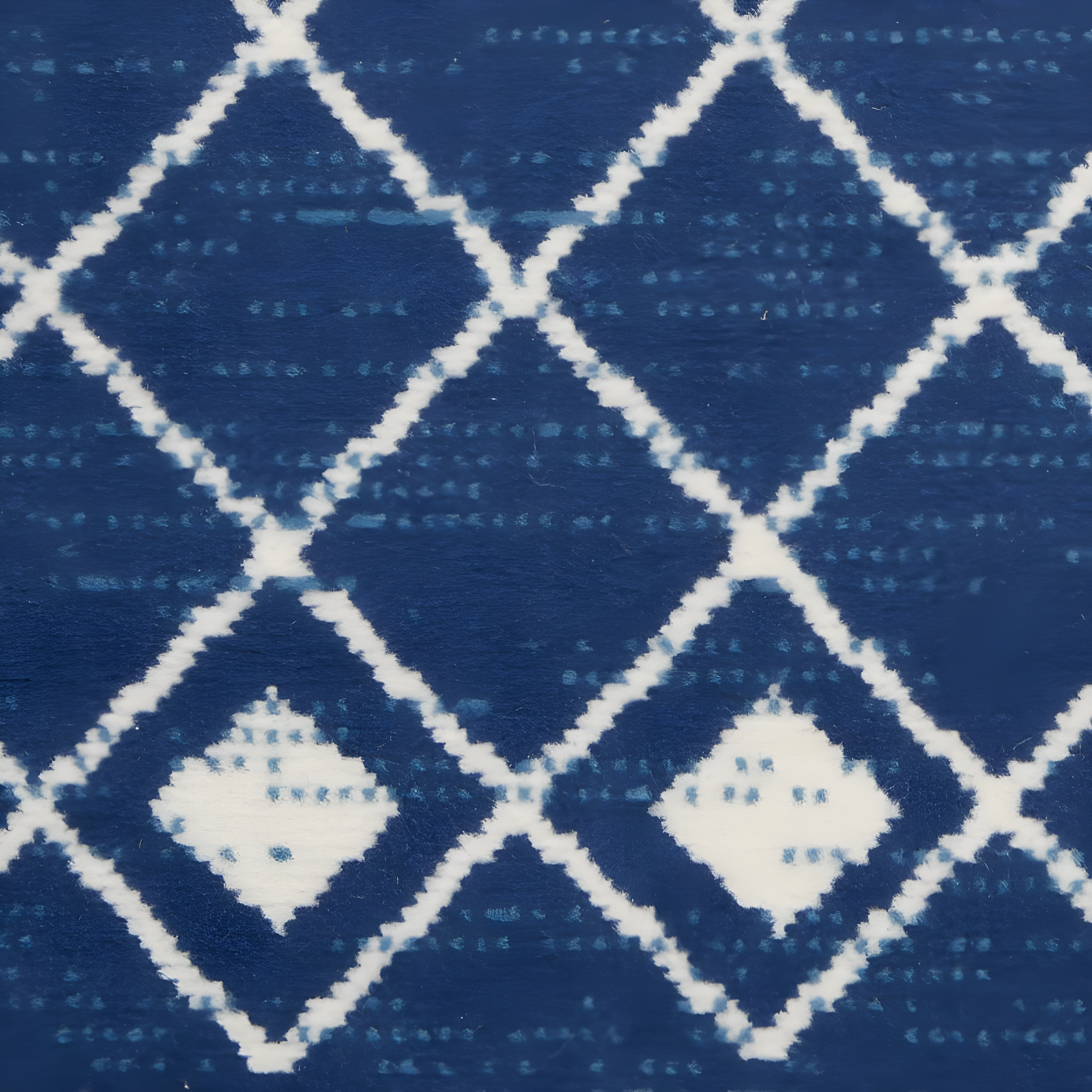 Nourison Grafix GRF37 Navy/White Indoor Area Rug - 6' x 9'