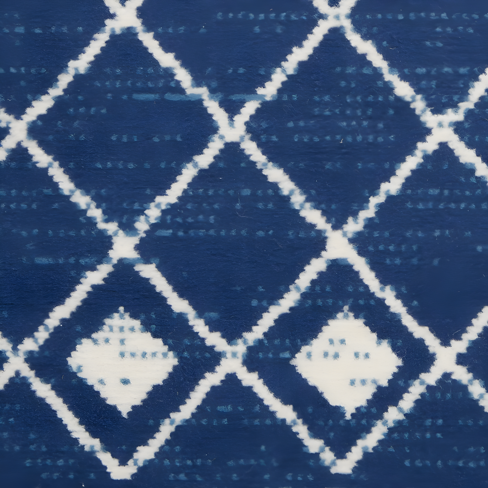 Nourison Grafix GRF37 Navy/White Indoor Area Rug - 6' x 9'
