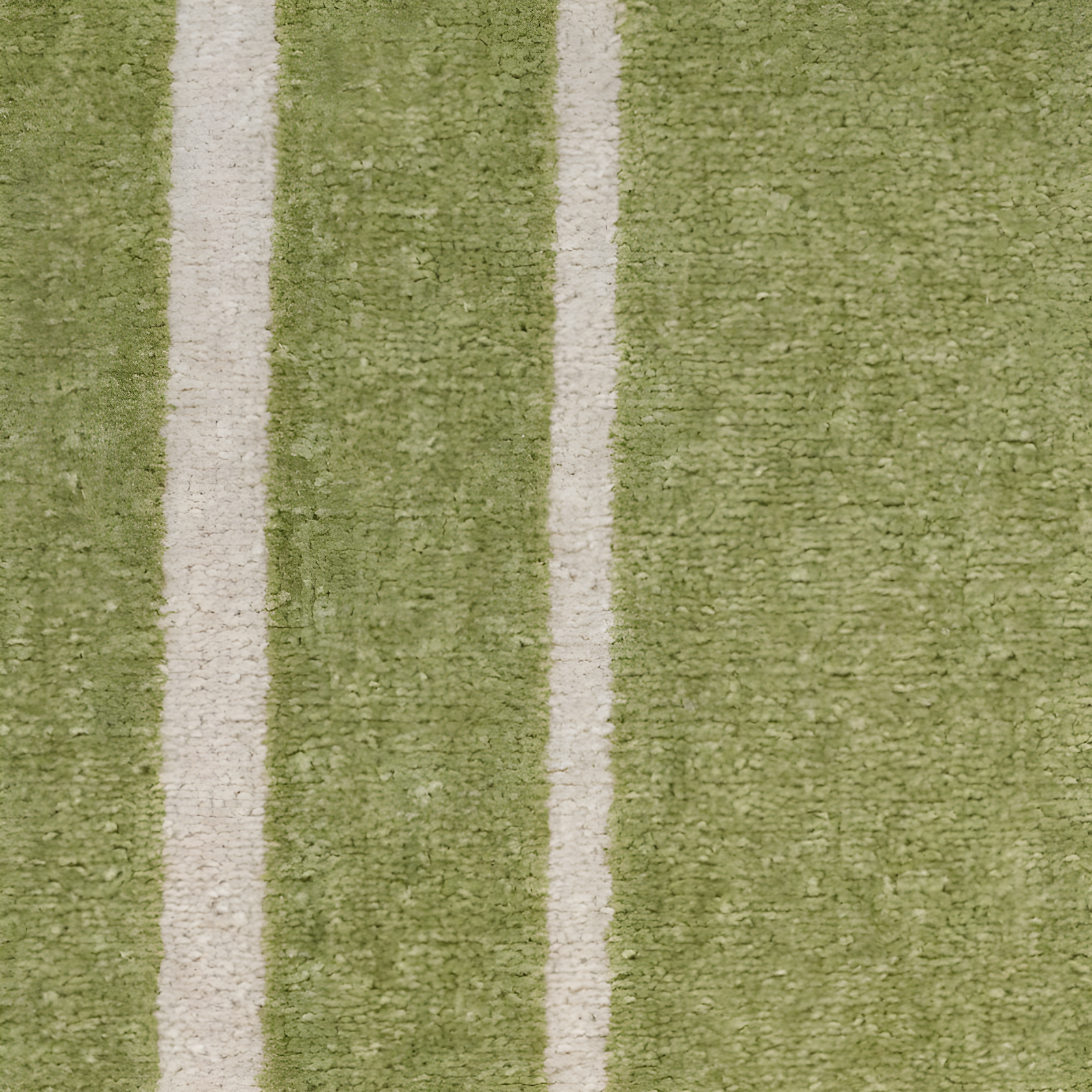Nourison Essentials Solid Bordered Low Pile Indoor Outdoor Area Rug 5' x 7' Green Ivory