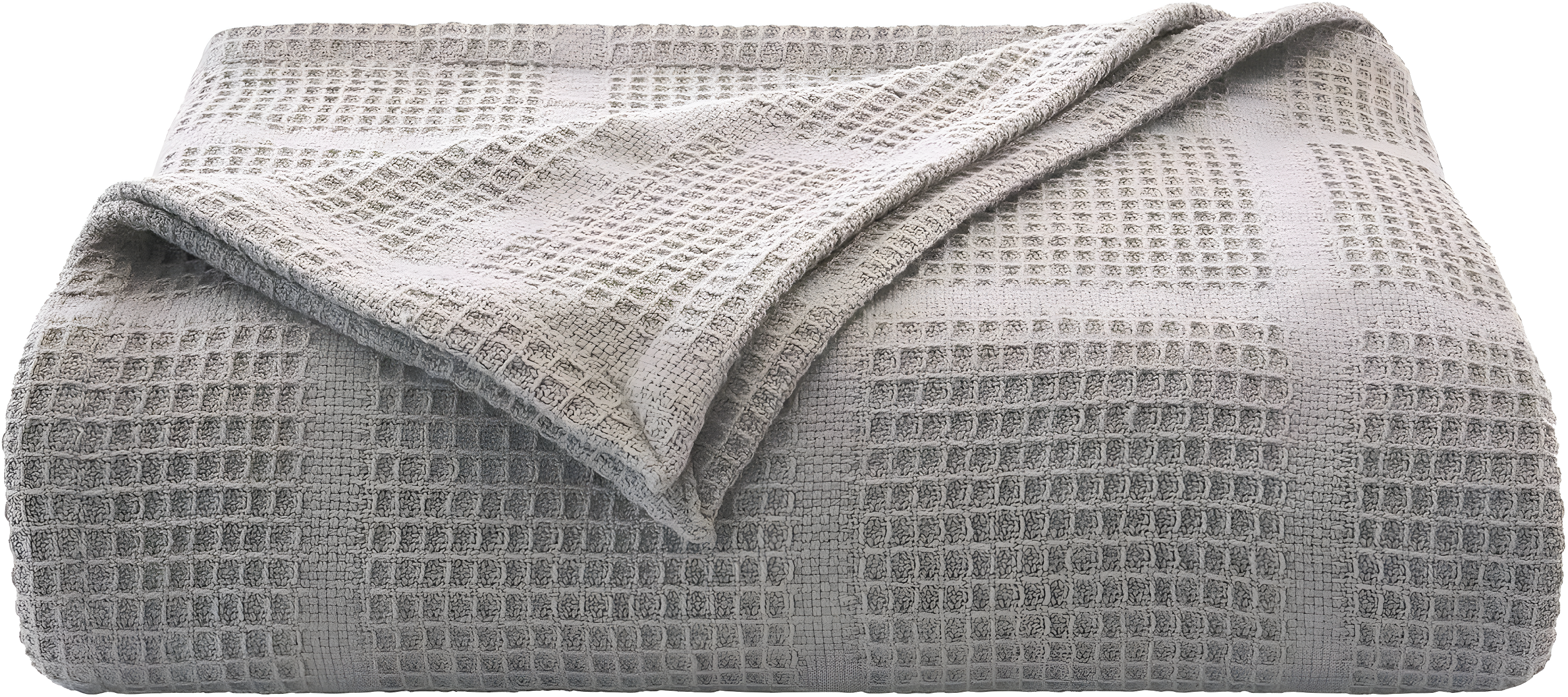 Kenneth Cole Kenneth Cole Waffle Grid Solid Cotton Blanket