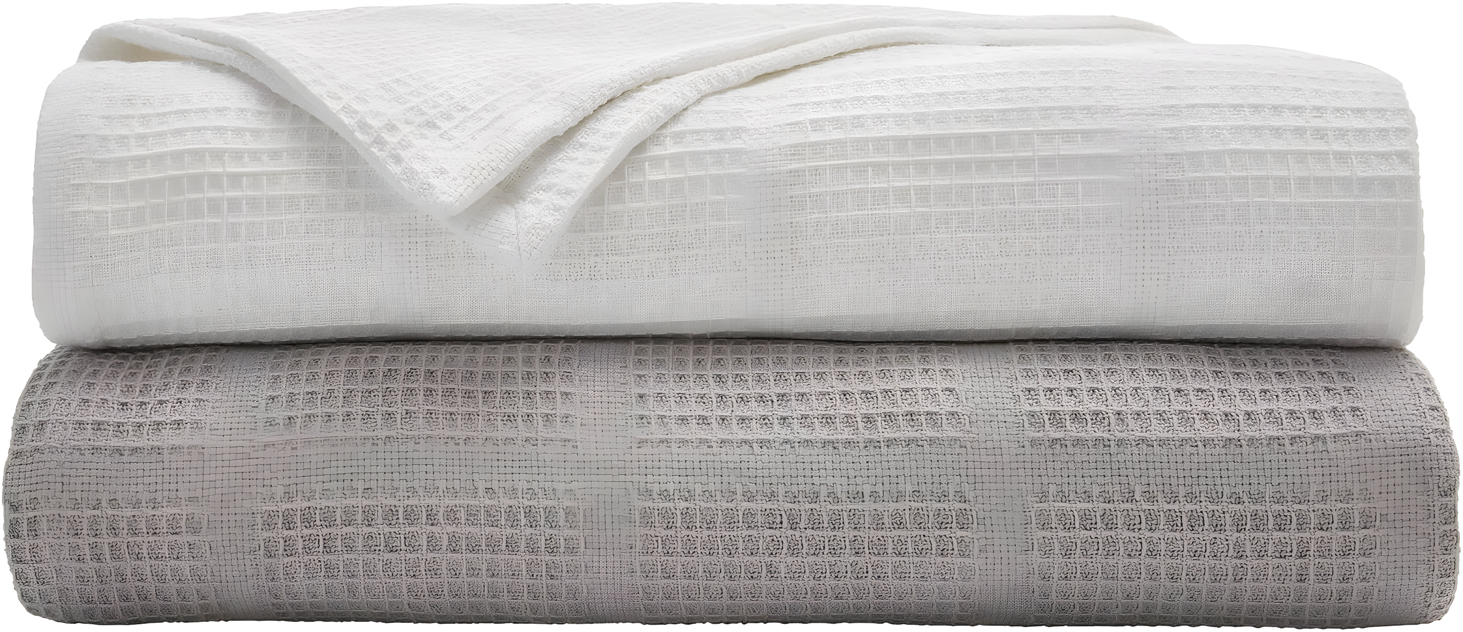 Kenneth Cole Kenneth Cole Waffle Grid Solid Cotton Blanket