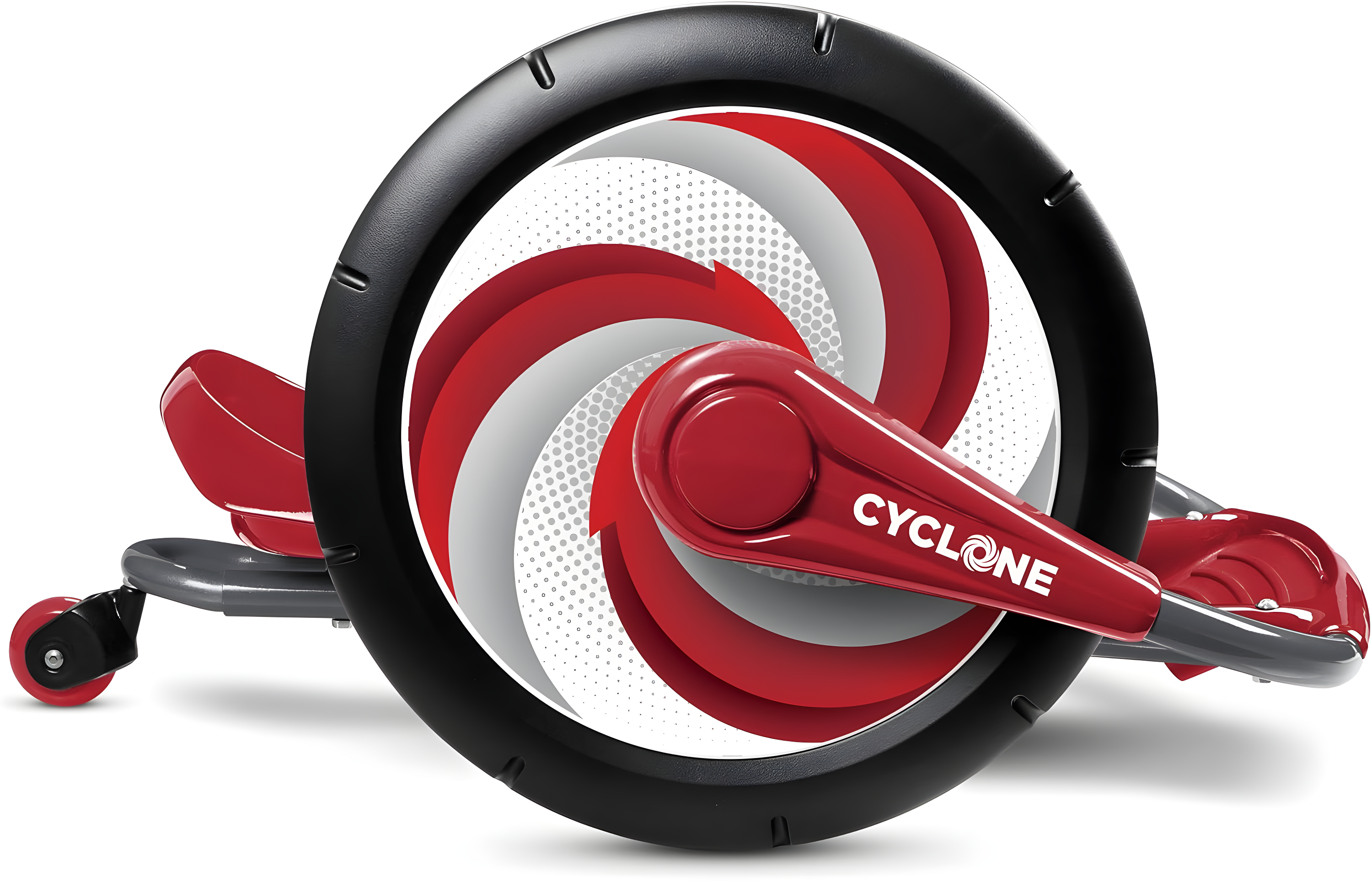 Radio Flyer, Cyclone Ride-on for Kids, Arm Powered, 16" Wheels, Red
