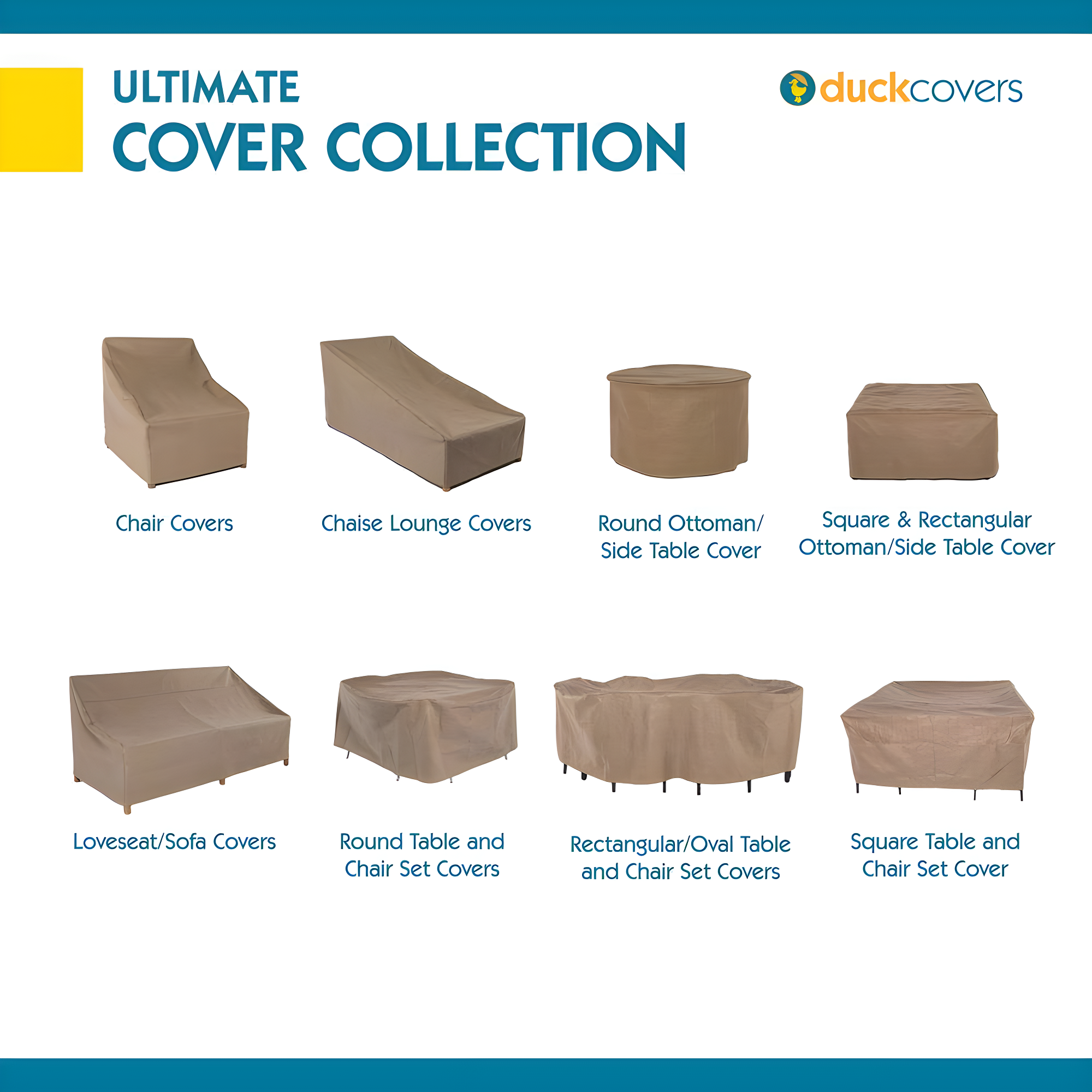 Duck Covers Essential Water-Resistant 79 Inch Sofa Cover