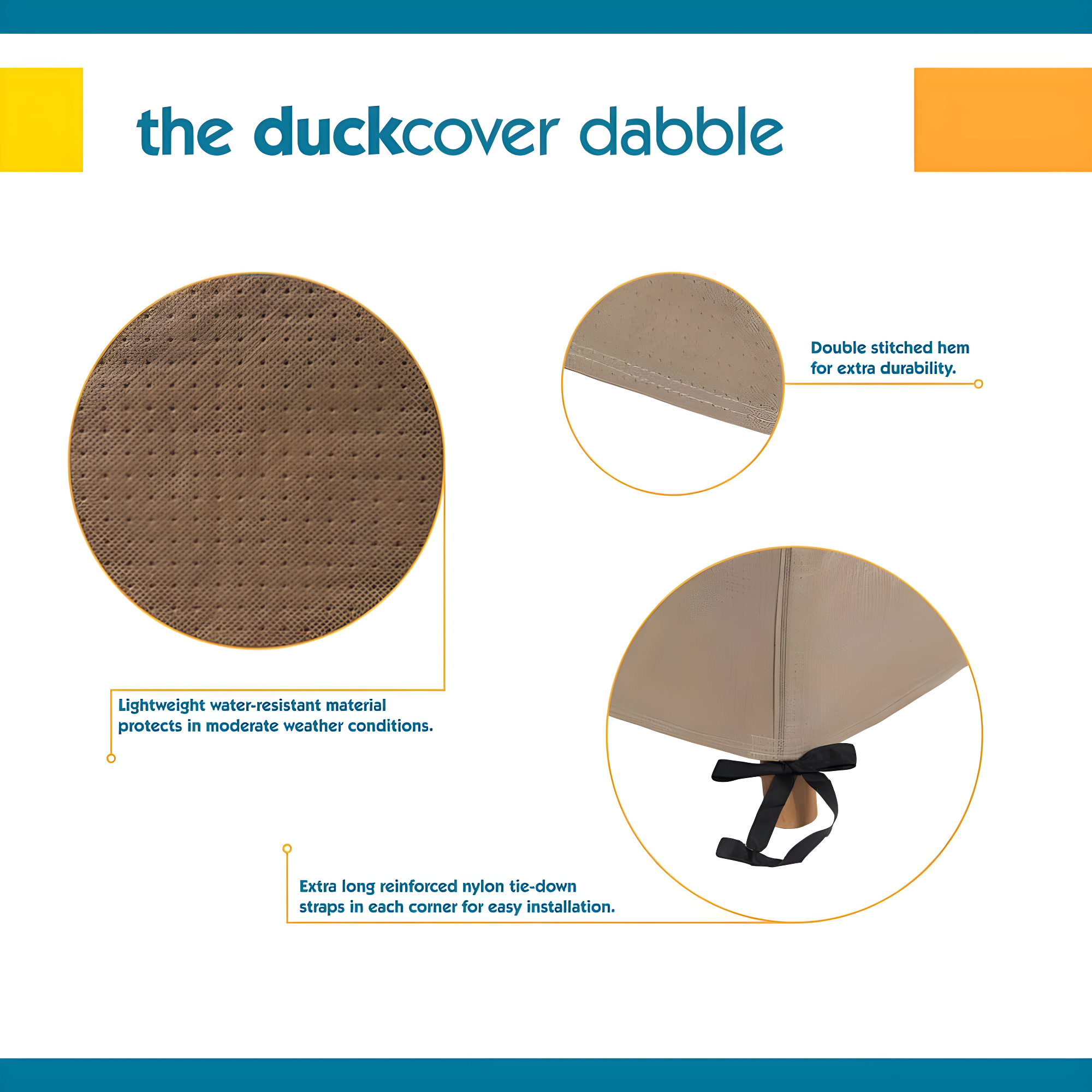 Duck Covers Essential Water-Resistant 79 Inch Sofa Cover