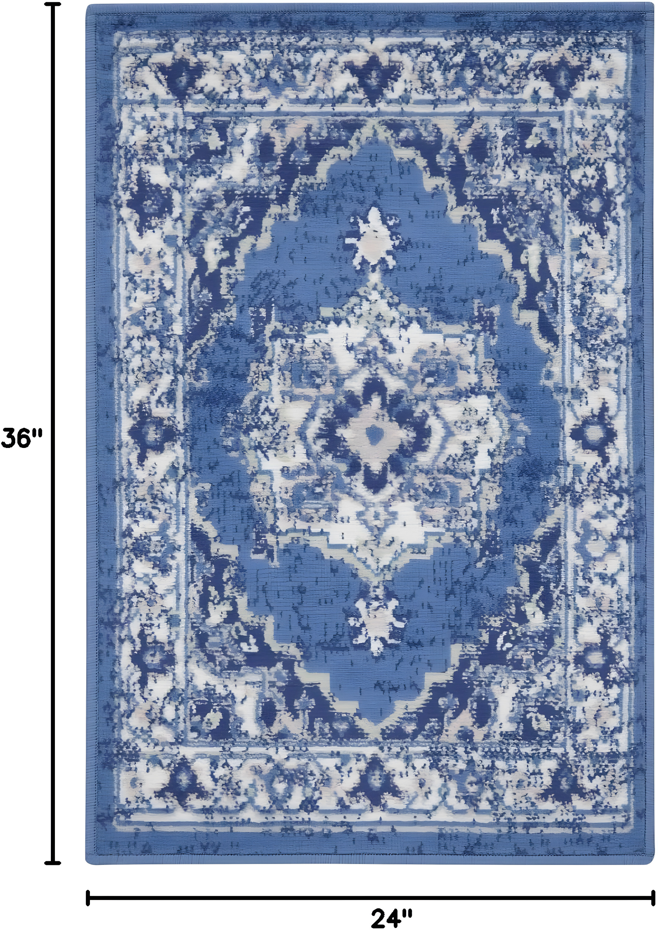 Nourison Whimsicle WHS03 Indoor only Area Rug - Navy 2' x 3'