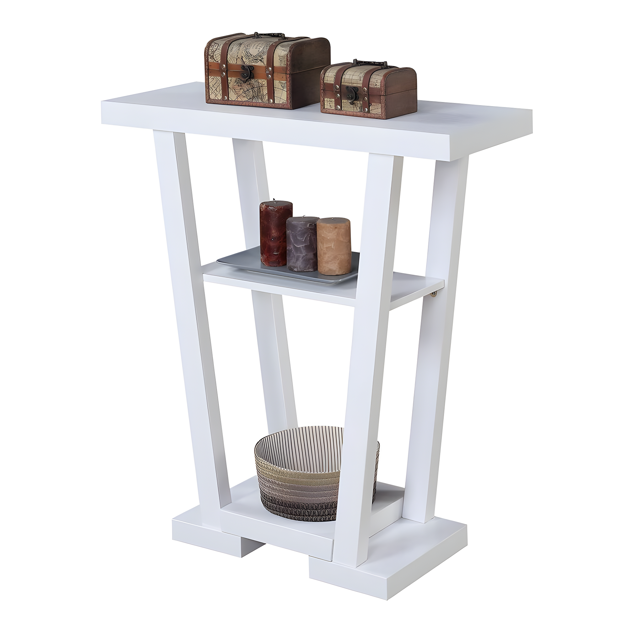 Convenience Concepts Newport V Console, Multiple Finishes