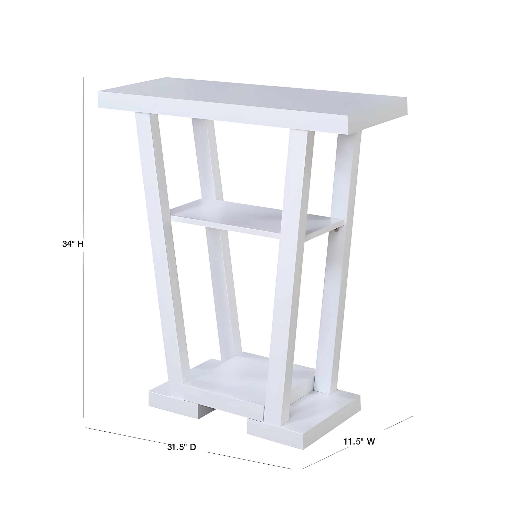 Convenience Concepts Newport V Console, Multiple Finishes