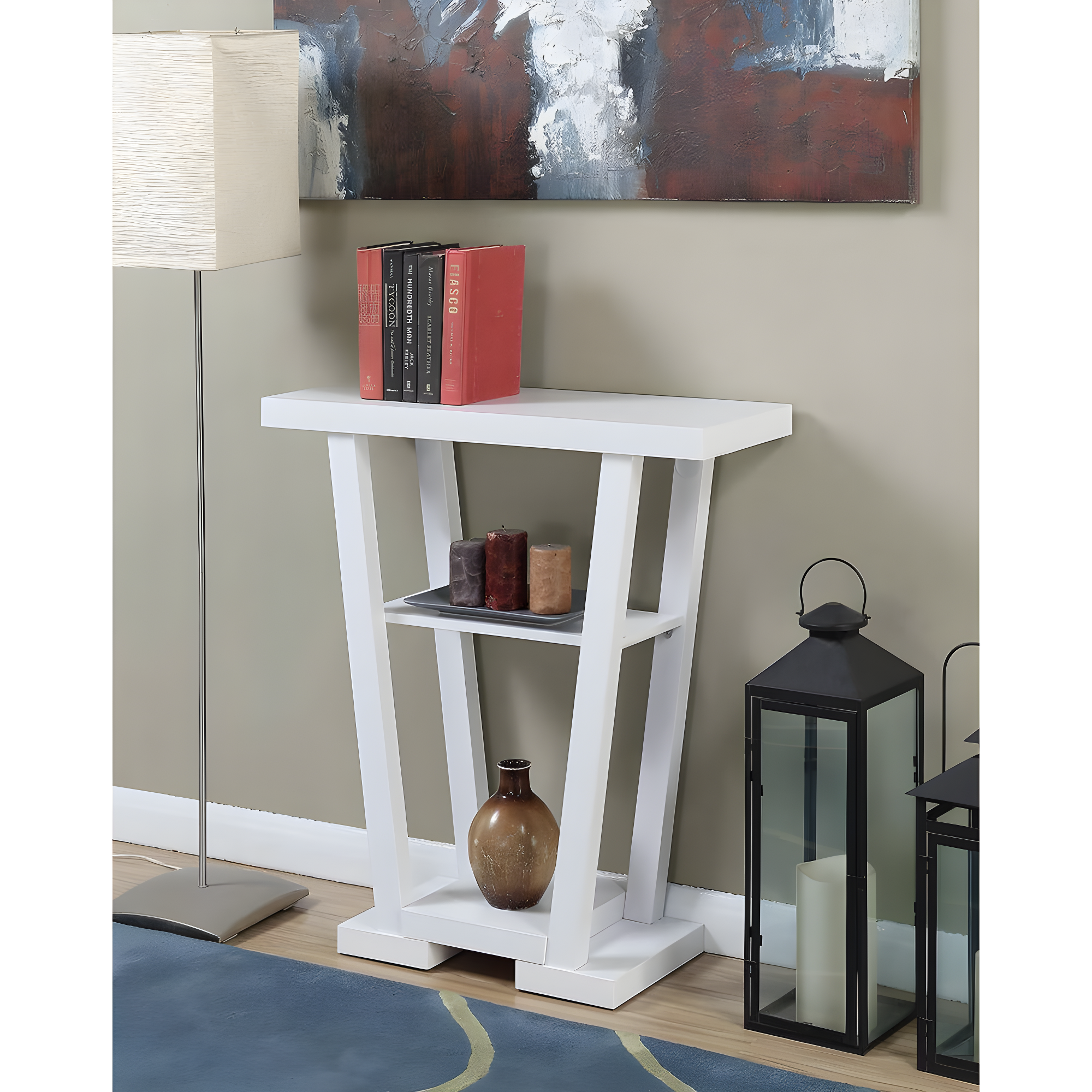 Convenience Concepts Newport V Console, Multiple Finishes