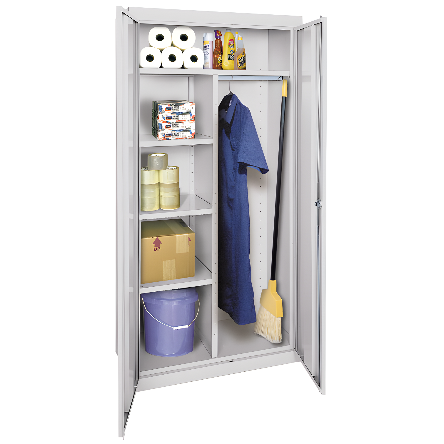 Classic Plus Sandusky Lee Classic 36" L x 18" W x 72" H Steel Garage Storage Cabinet by Sandusky