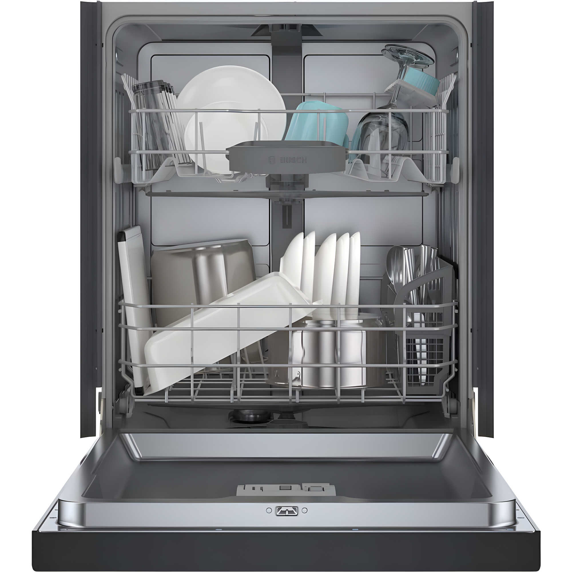 Bosch 800 Series 24" Front Control Built-In Dishwasher with Hybrid Tub & Reviews | Wayfair