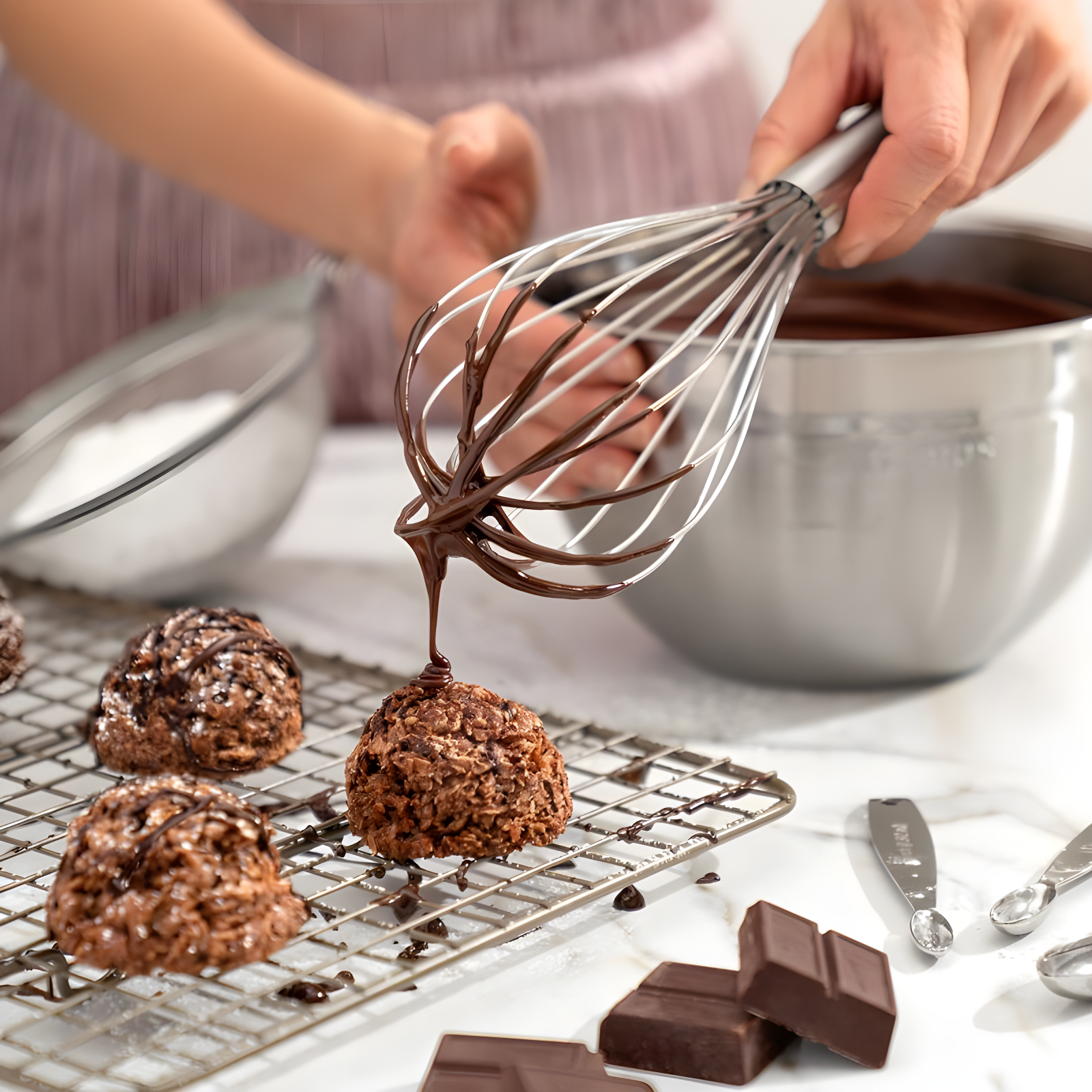 Kuchenprofi Stainless Steel Whisk for Eggs, Batter, and More, 10-Inch