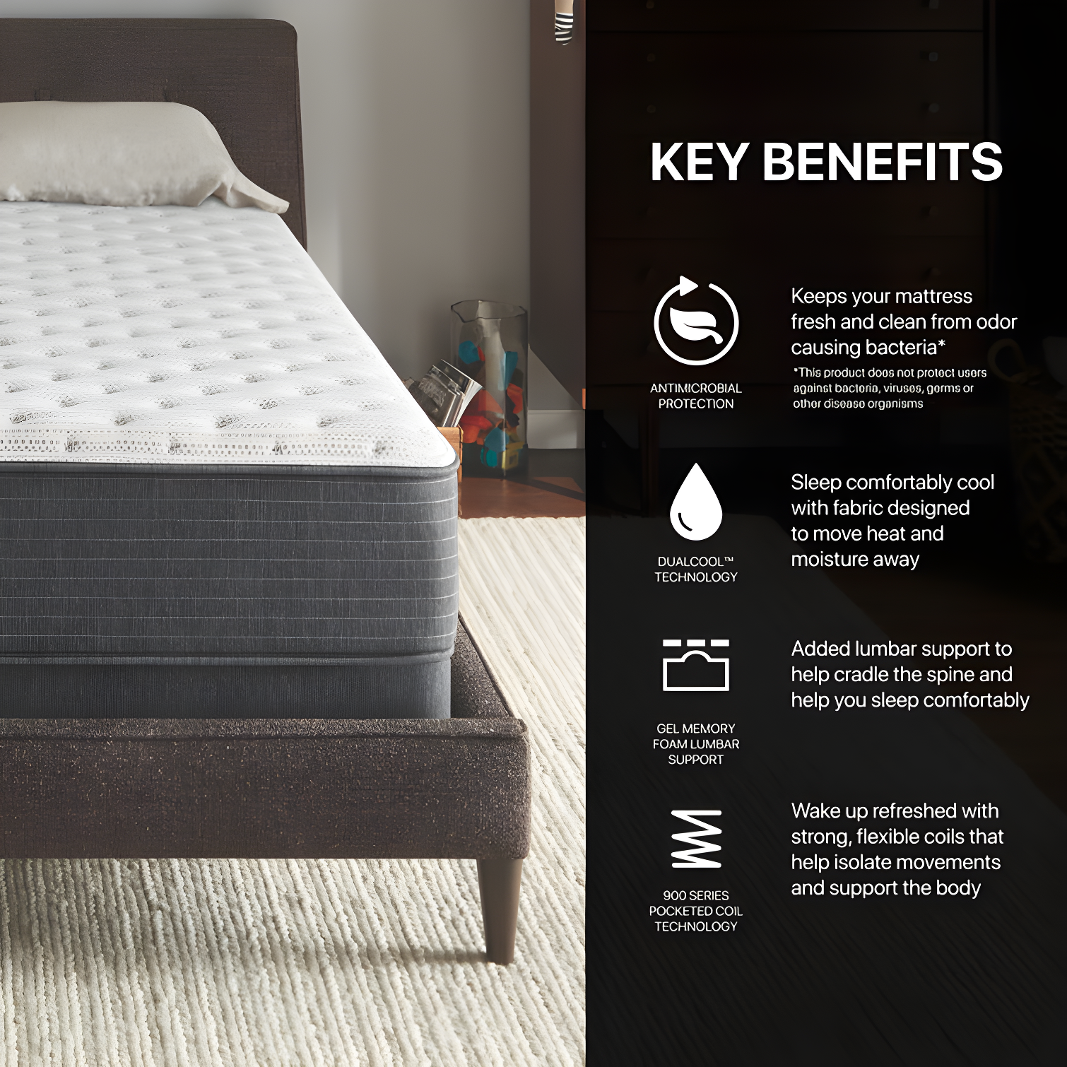 Beautyrest Silver BRS900 Extra Firm 12" Innerspring Mattress