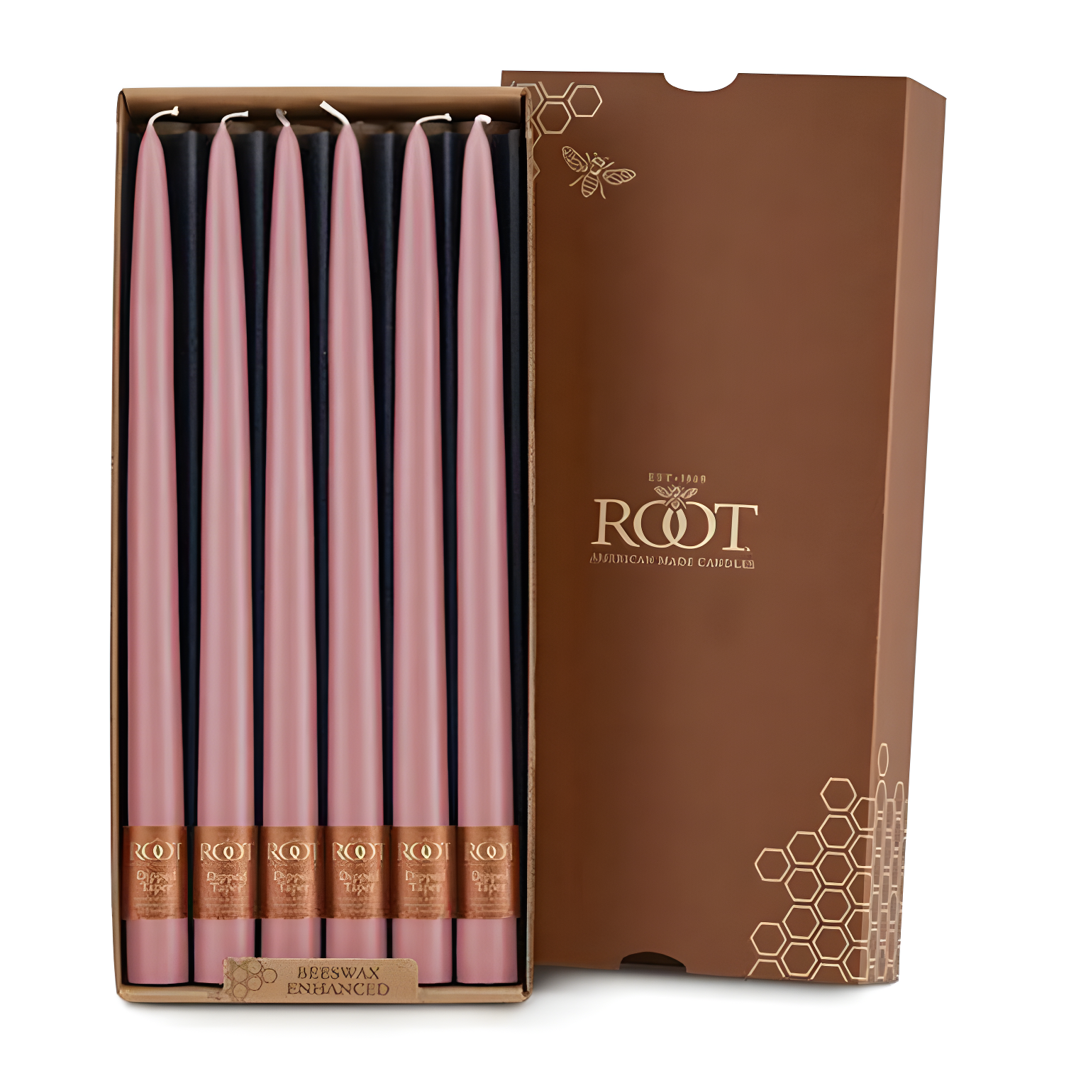 12 Piece Unscented Taper Candle Set