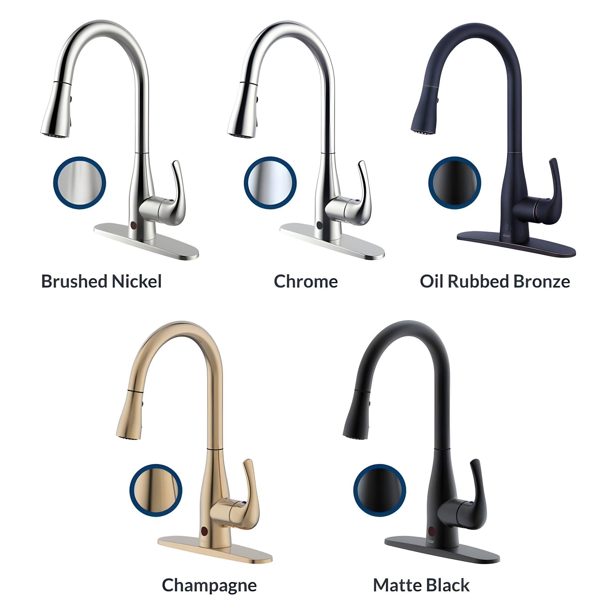 Bio Bidet by BEMIS Bio Bidet By BEMIS Pull Down Touchless Kitchen Faucet UP7000BN