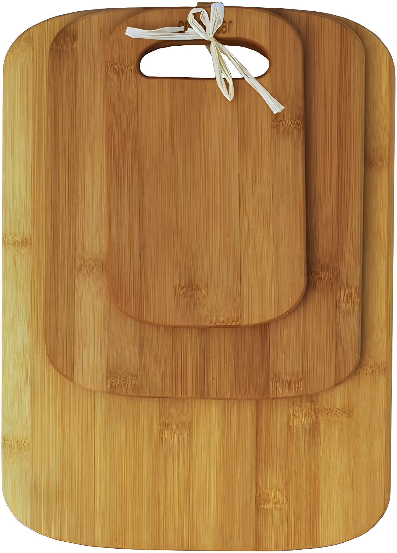 Oceanstar Design 3 Piece Bamboo Cutting Board Set
