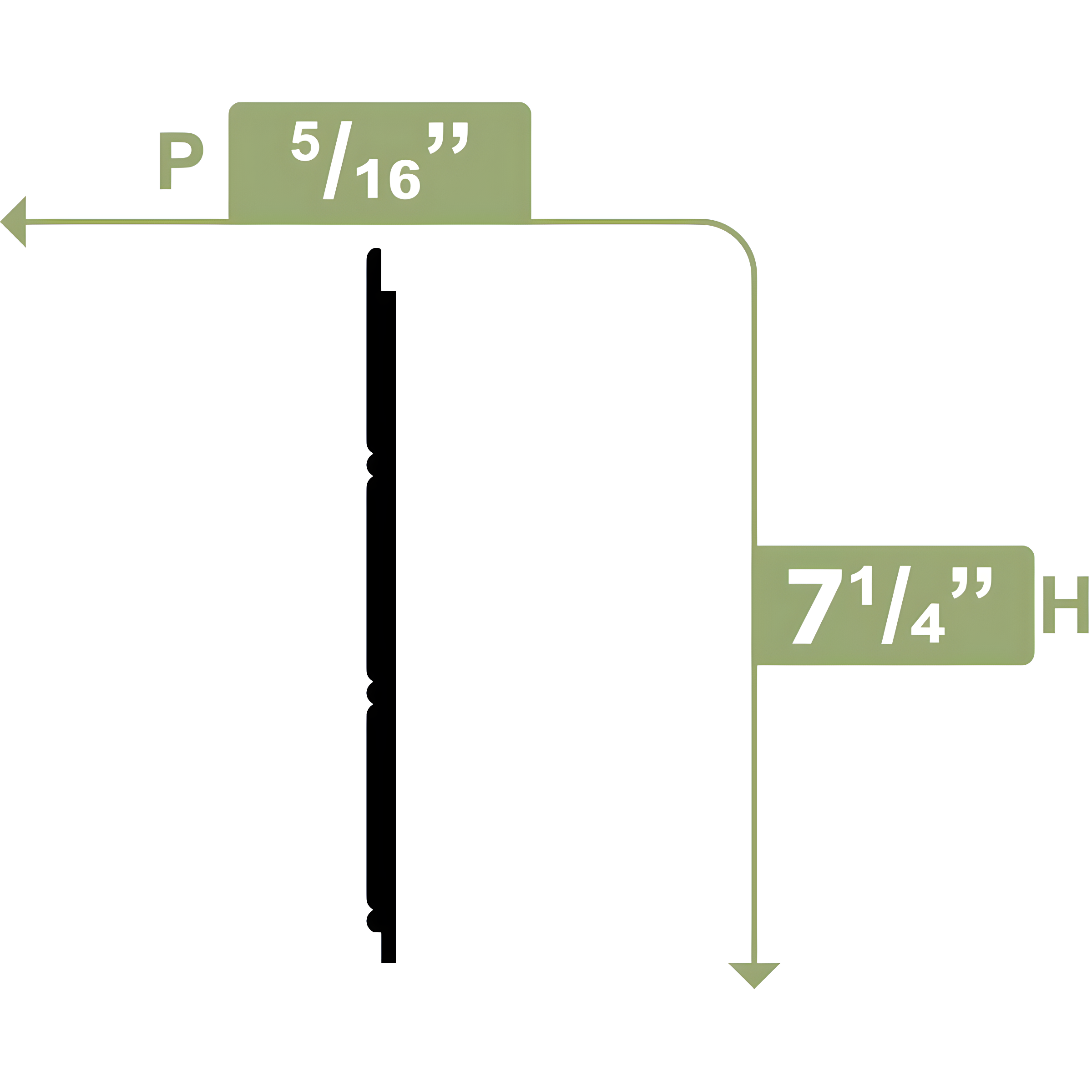 Ekena Millwork 96" Reversible Wainscoting (Set of 4) (Set of 4)