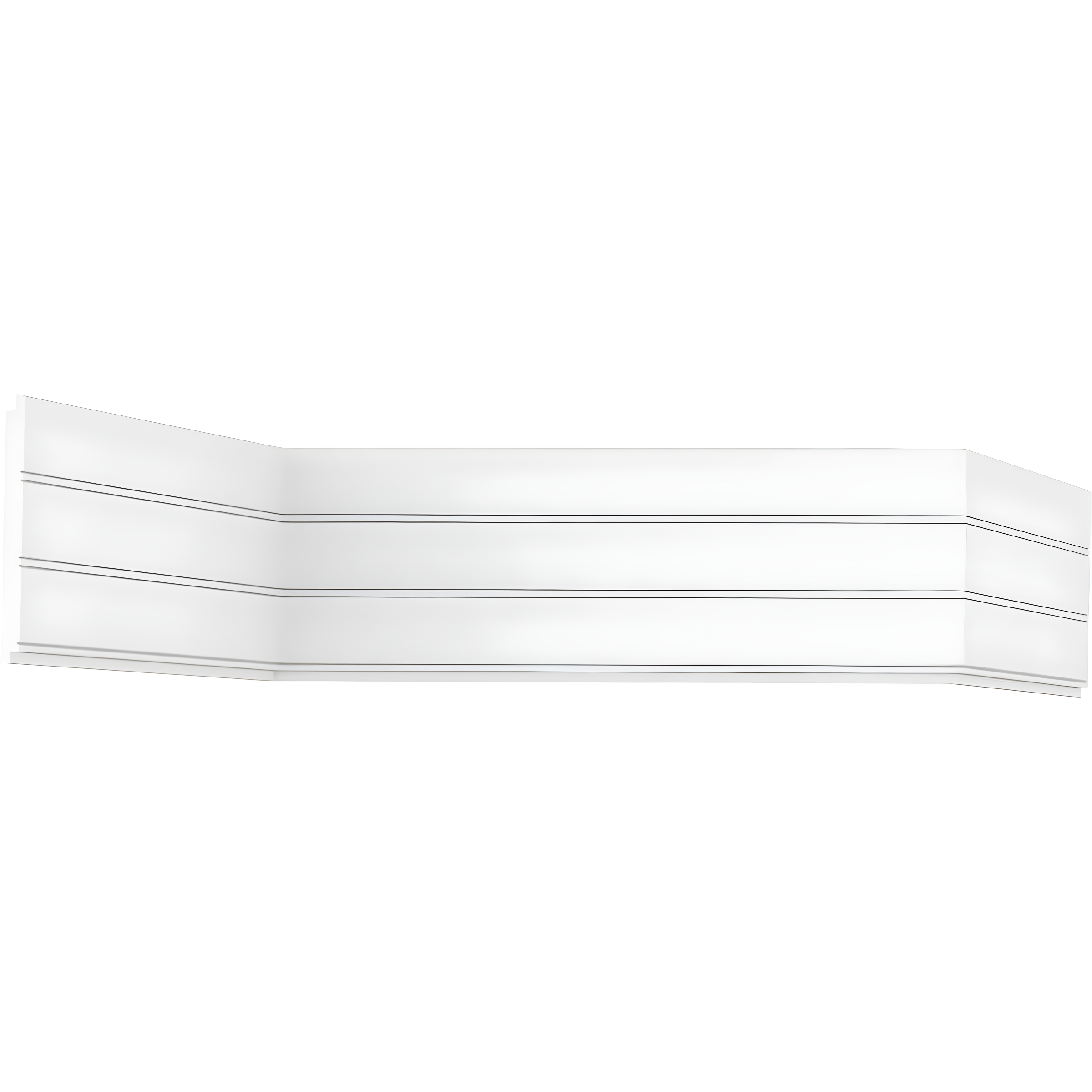Ekena Millwork 96" Reversible Wainscoting (Set of 4) (Set of 4)