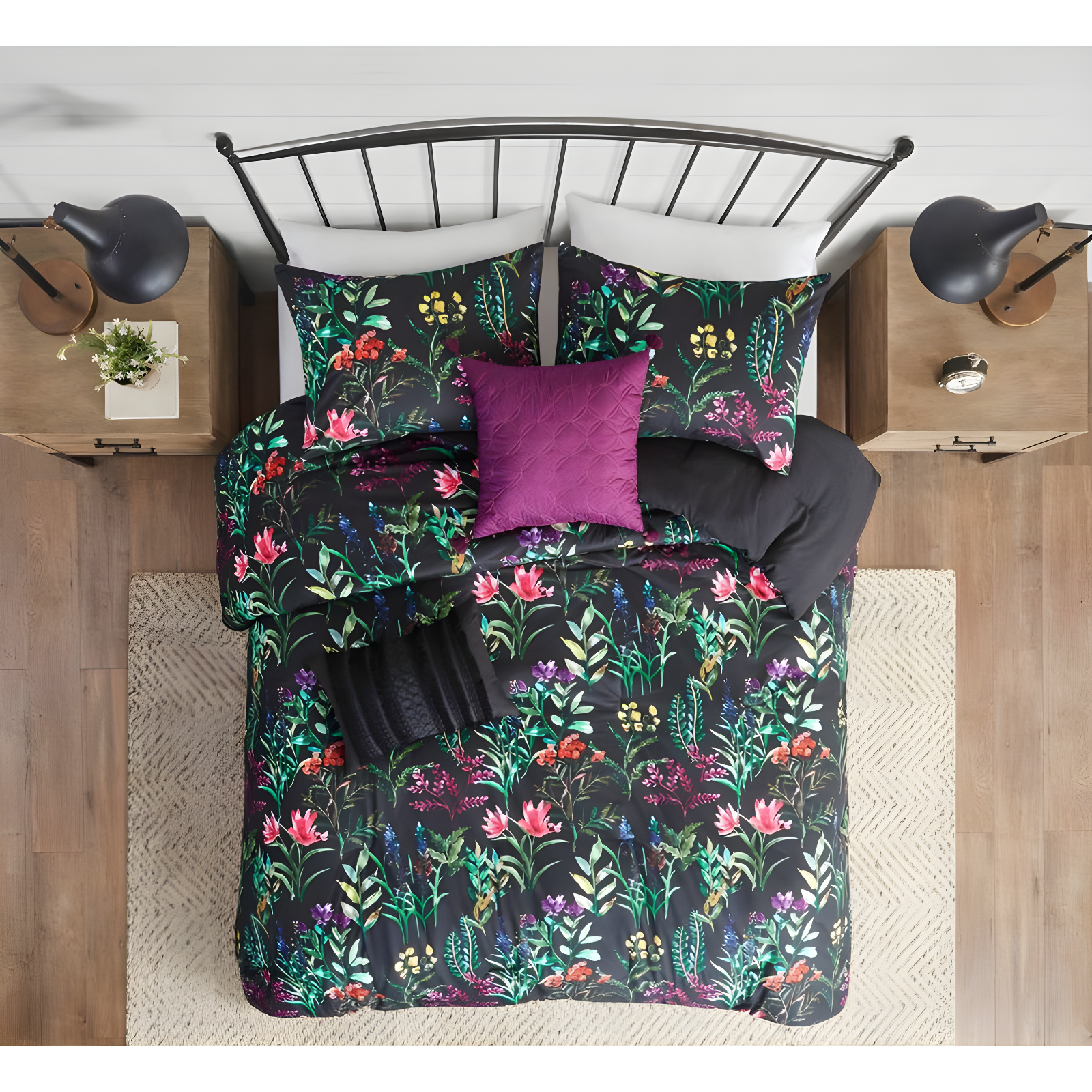 Madison Park Tasha Floral Comforter Set