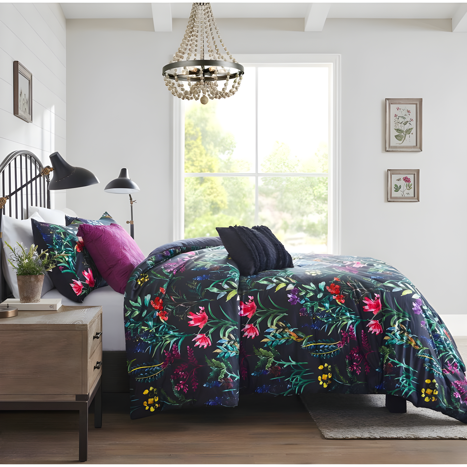 Madison Park Tasha Floral Comforter Set