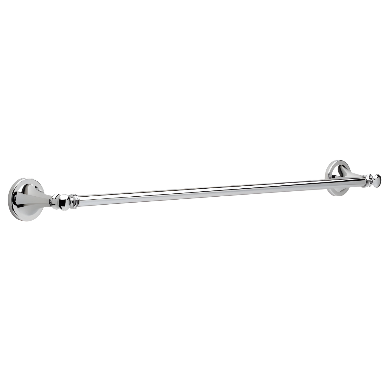 Delta Silverton Wall Mount Towel Bar Bath Hardware Accessory in Polished Chrome 132886