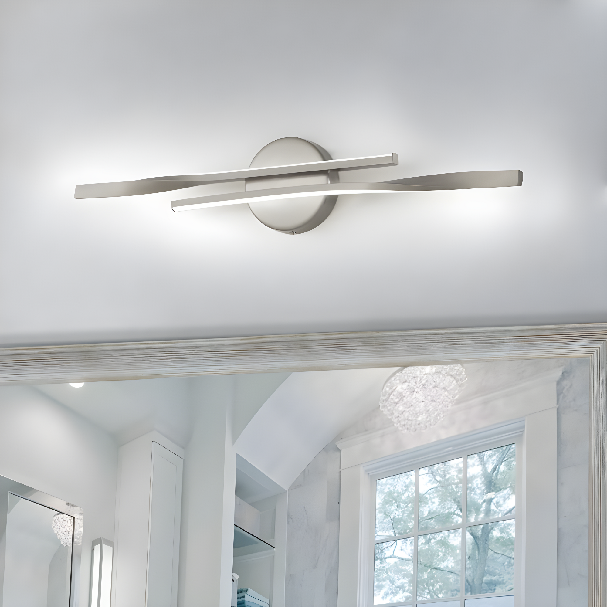 Orren Ellis Shoji 2 - Light Dimmable LED Vanity Light