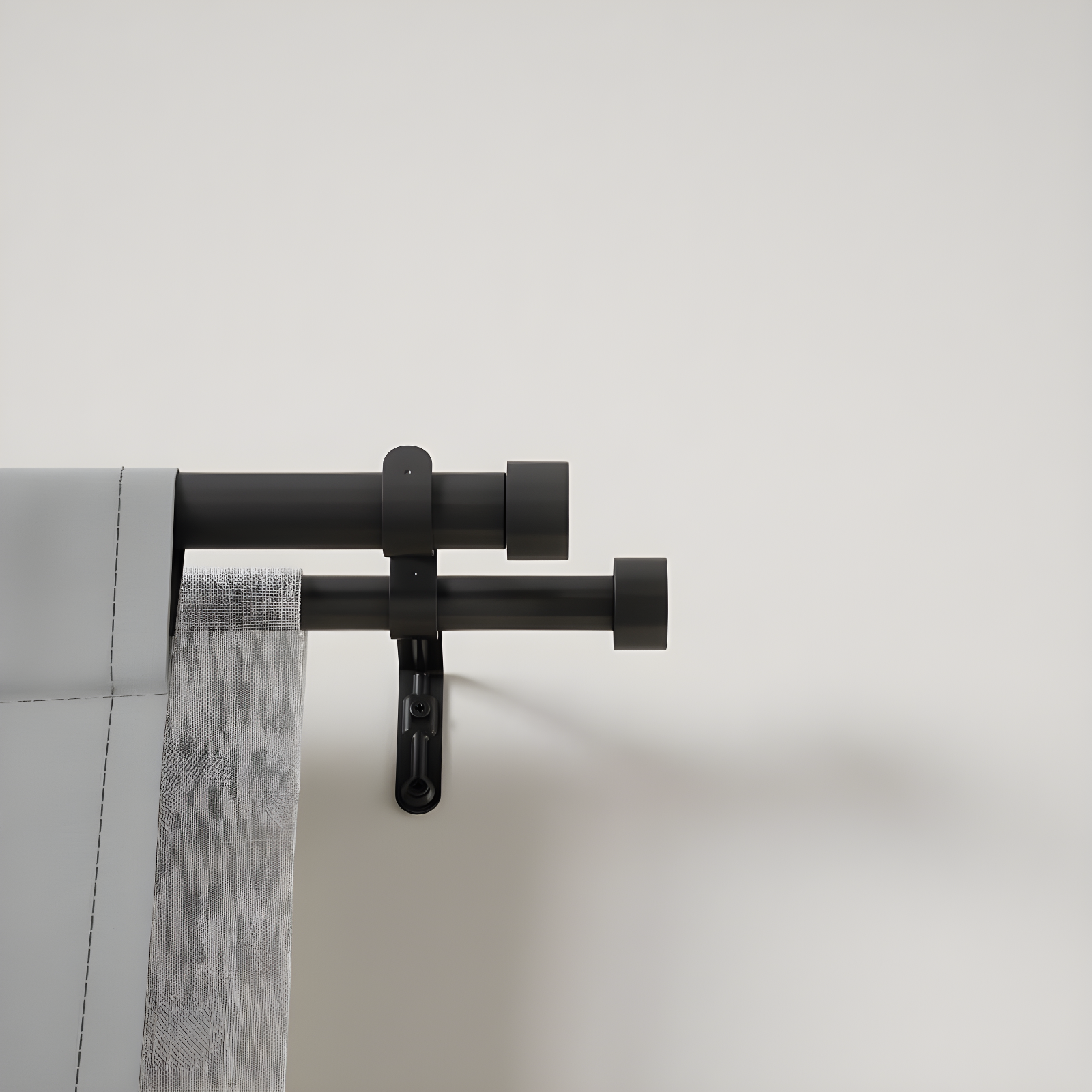 Cappa Drapery Solutions Double Curtain Rod