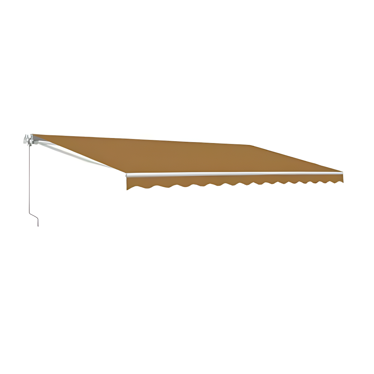 Retractable Patio Awning - White Frame