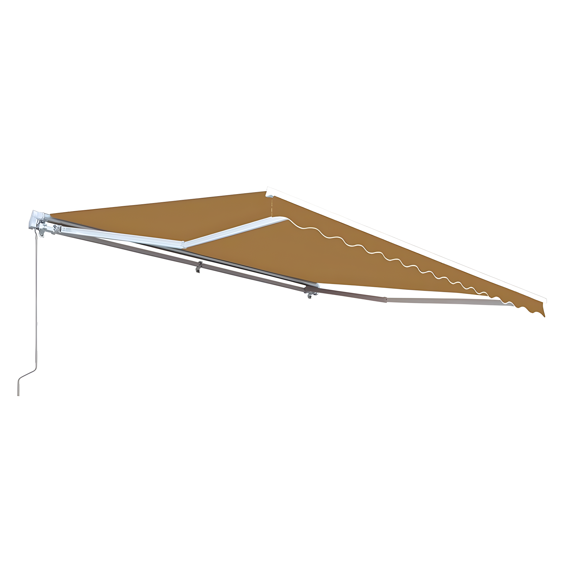 Retractable Patio Awning - White Frame