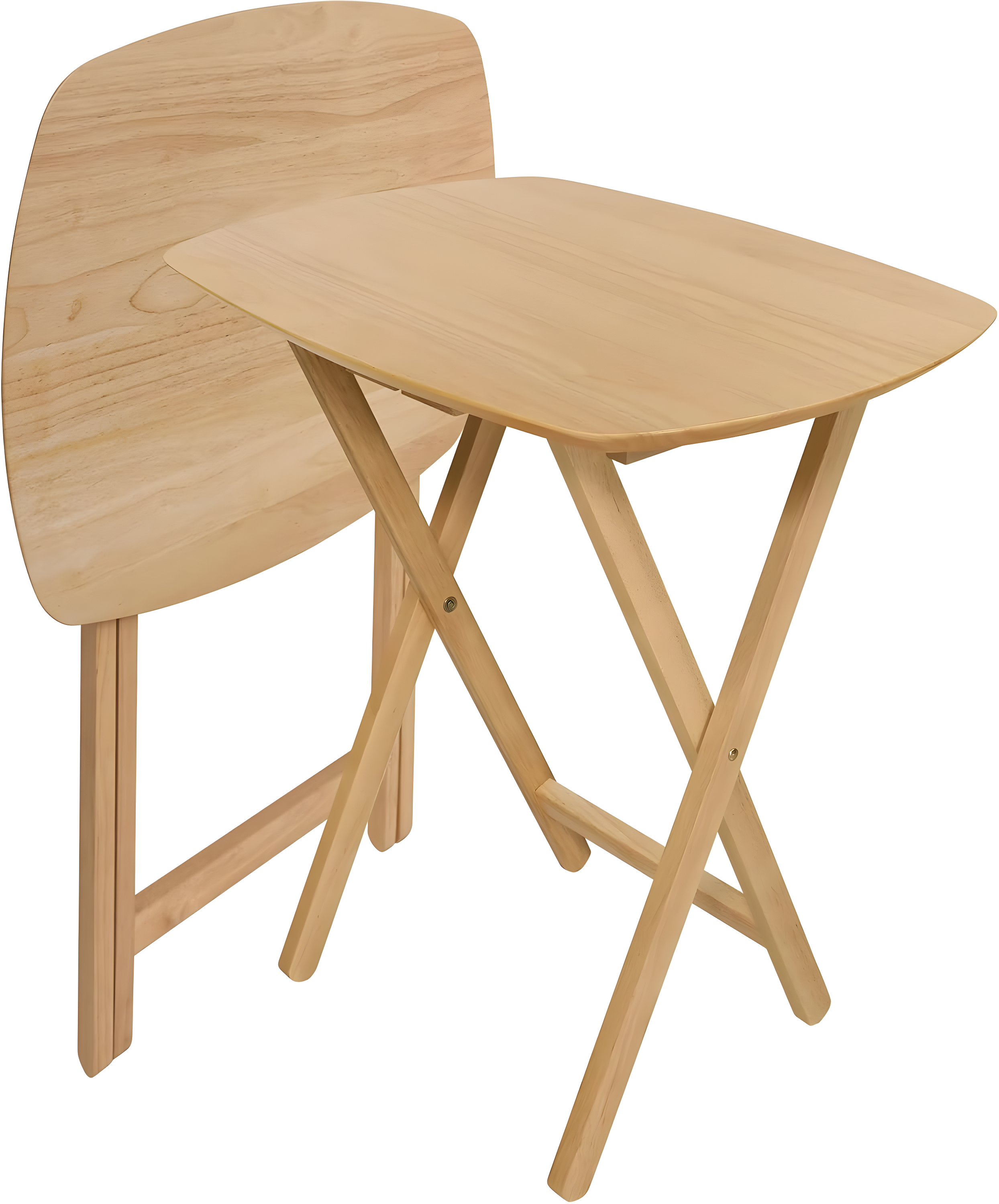 eHemco Wood Oversized Foldable TV Tray Table for Eating/2