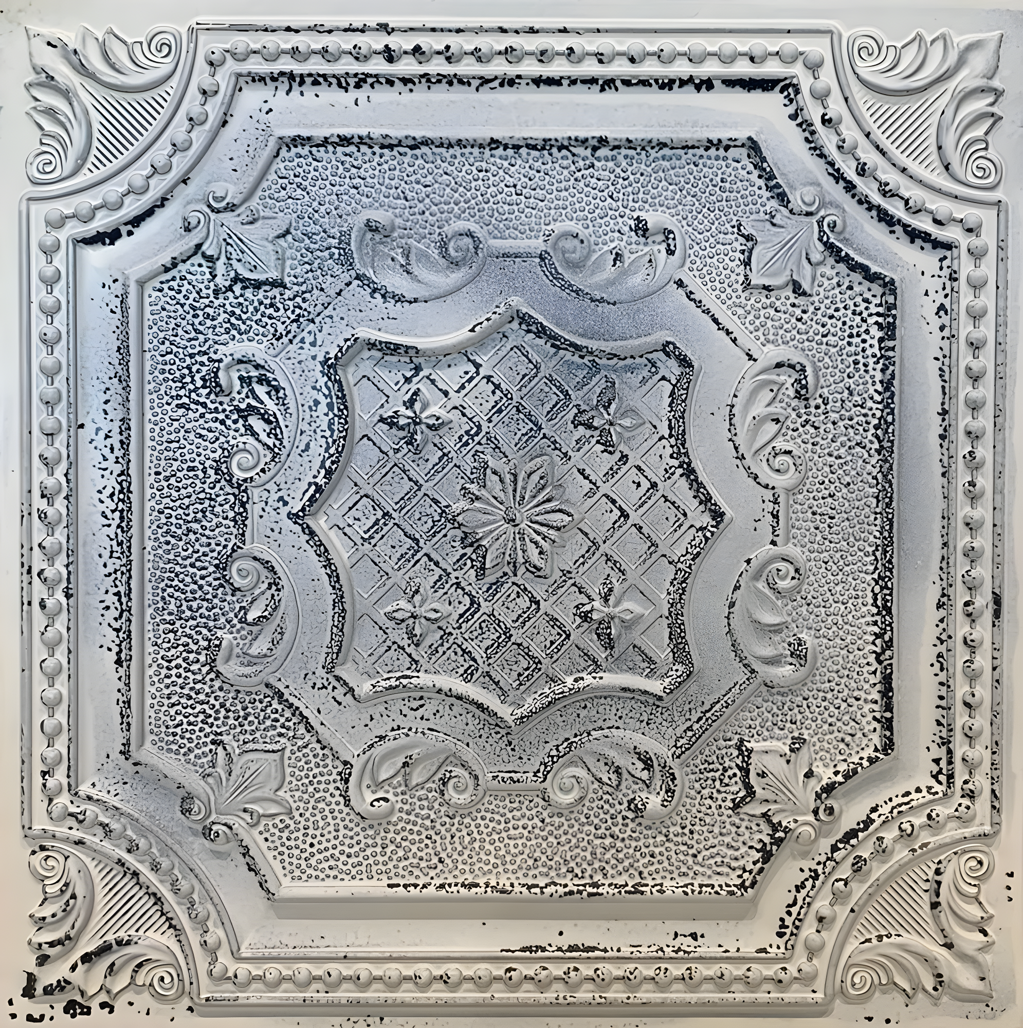 FromPlainToBeautifulInHours My Beautiful Damaris Drop-In or Glue-Up PVC Ceiling Tile (Set of 50)