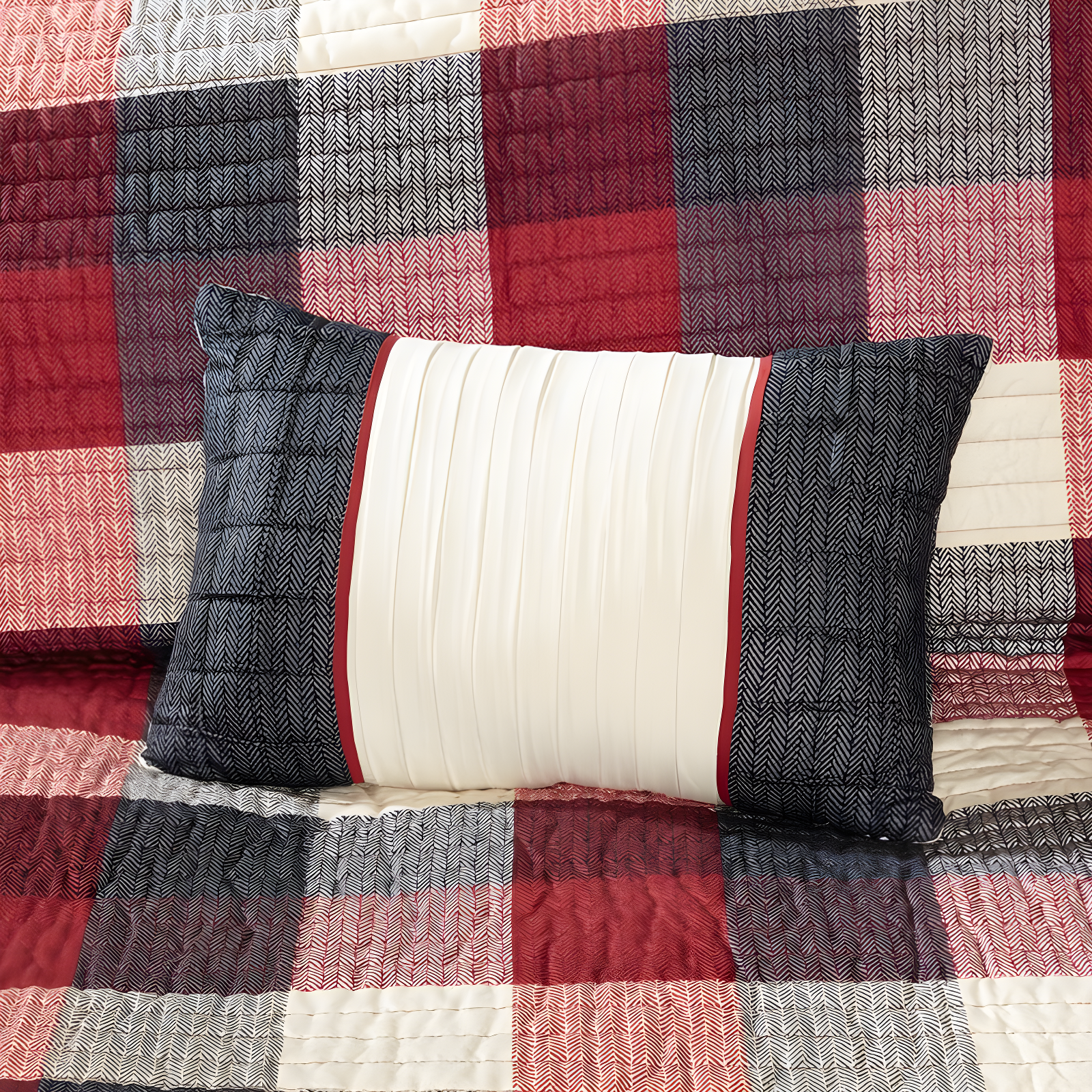 Madison Park Corbett Reversible Quilt Set