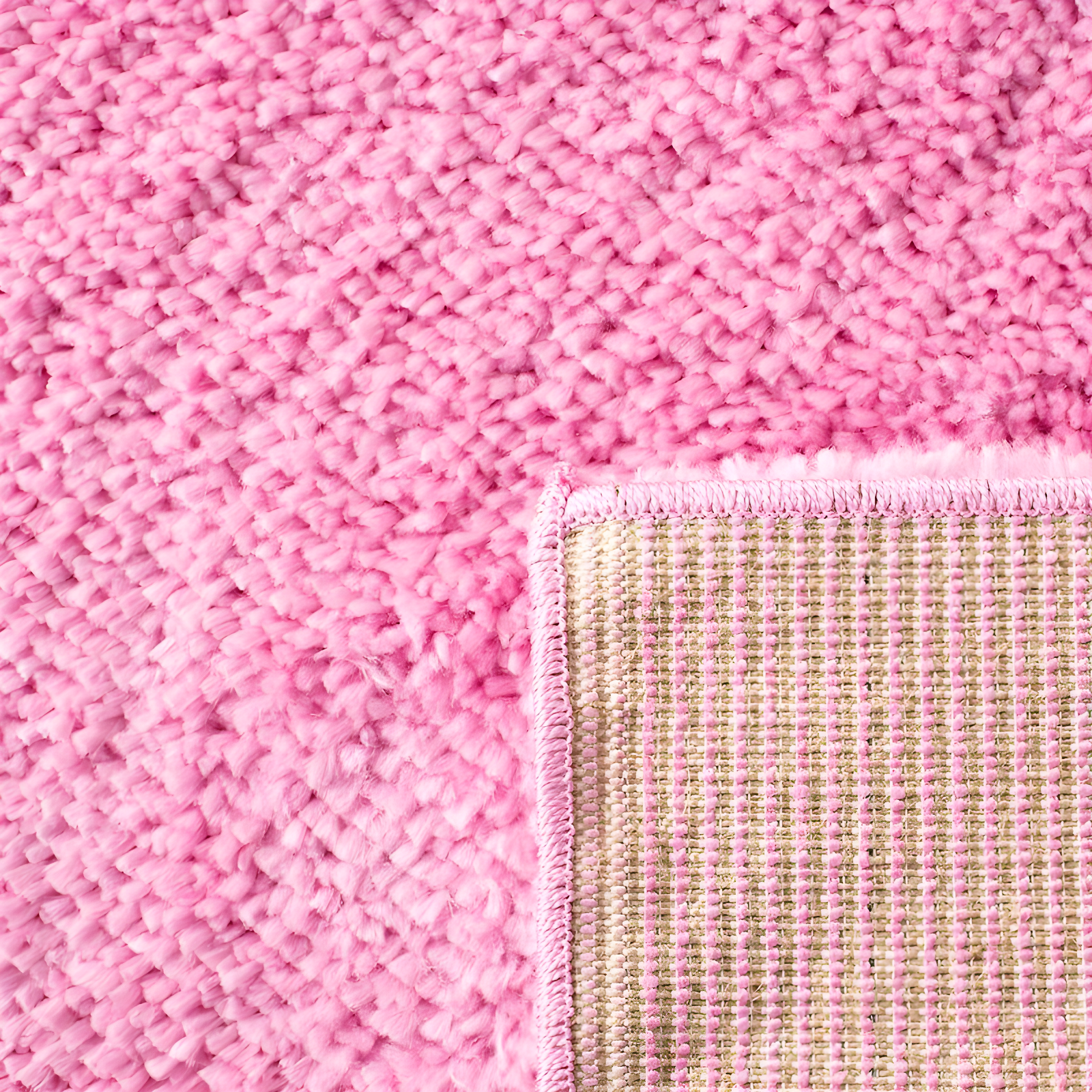 August Shag 900 AUG900 Power Loomed Indoor Area Rug - Pink - 4'x6' - Safavieh