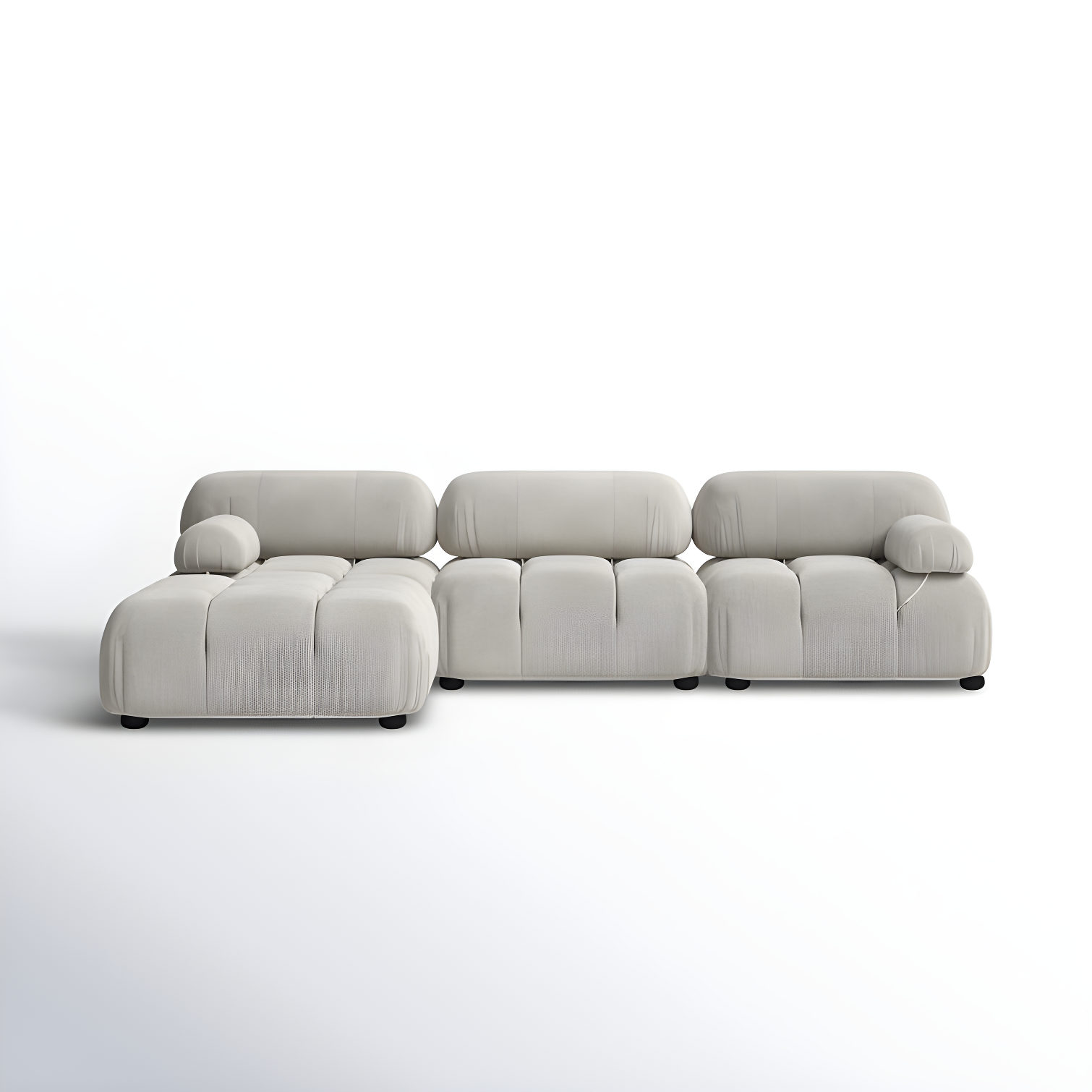 Sigma 4 - Piece Modular Upholstered Reversible L-Sectional