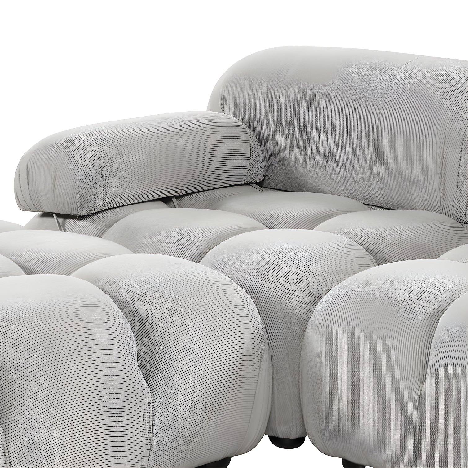 Sigma 4 - Piece Modular Upholstered Reversible L-Sectional