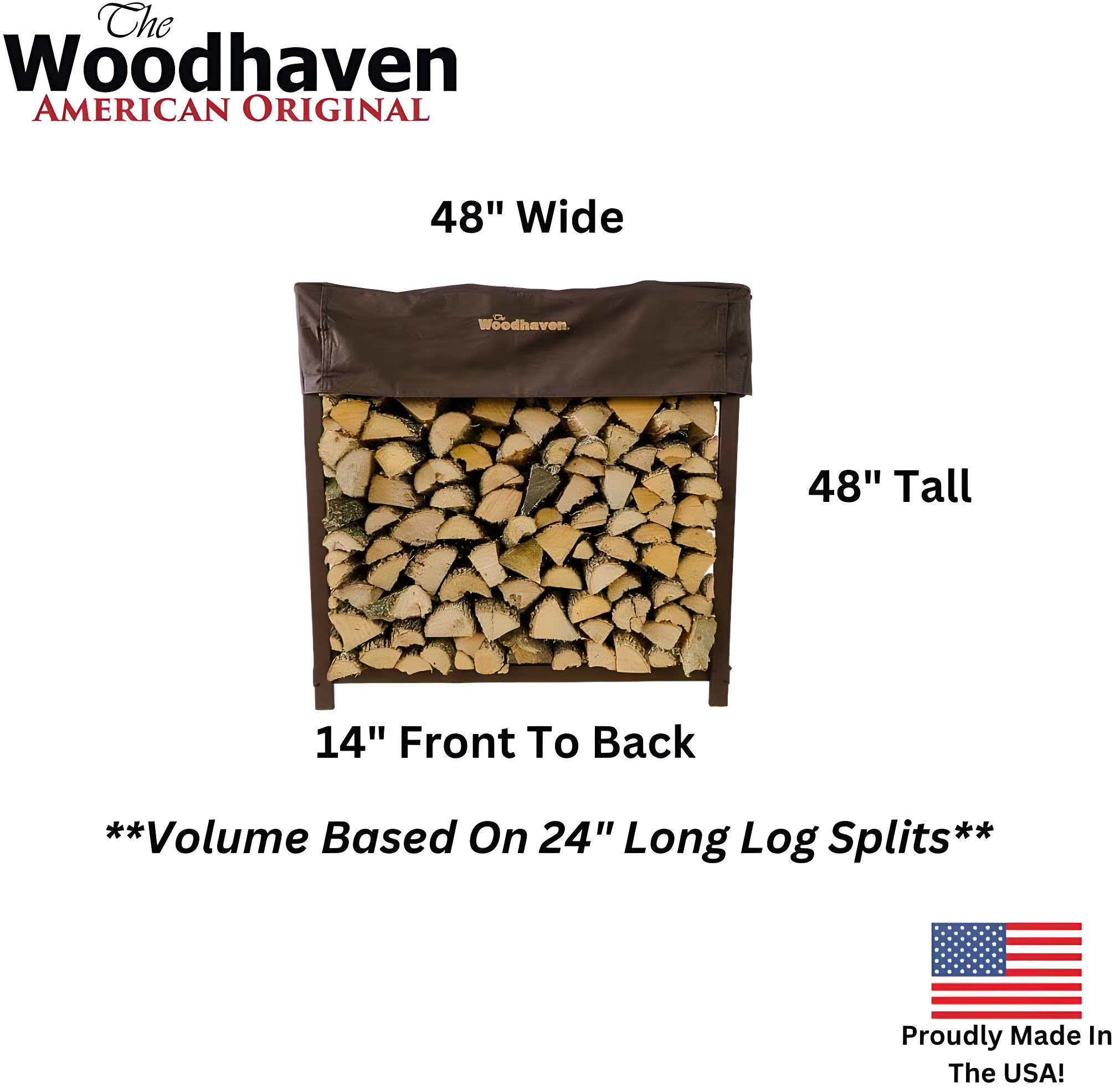 Woodhaven Metal Log Rack