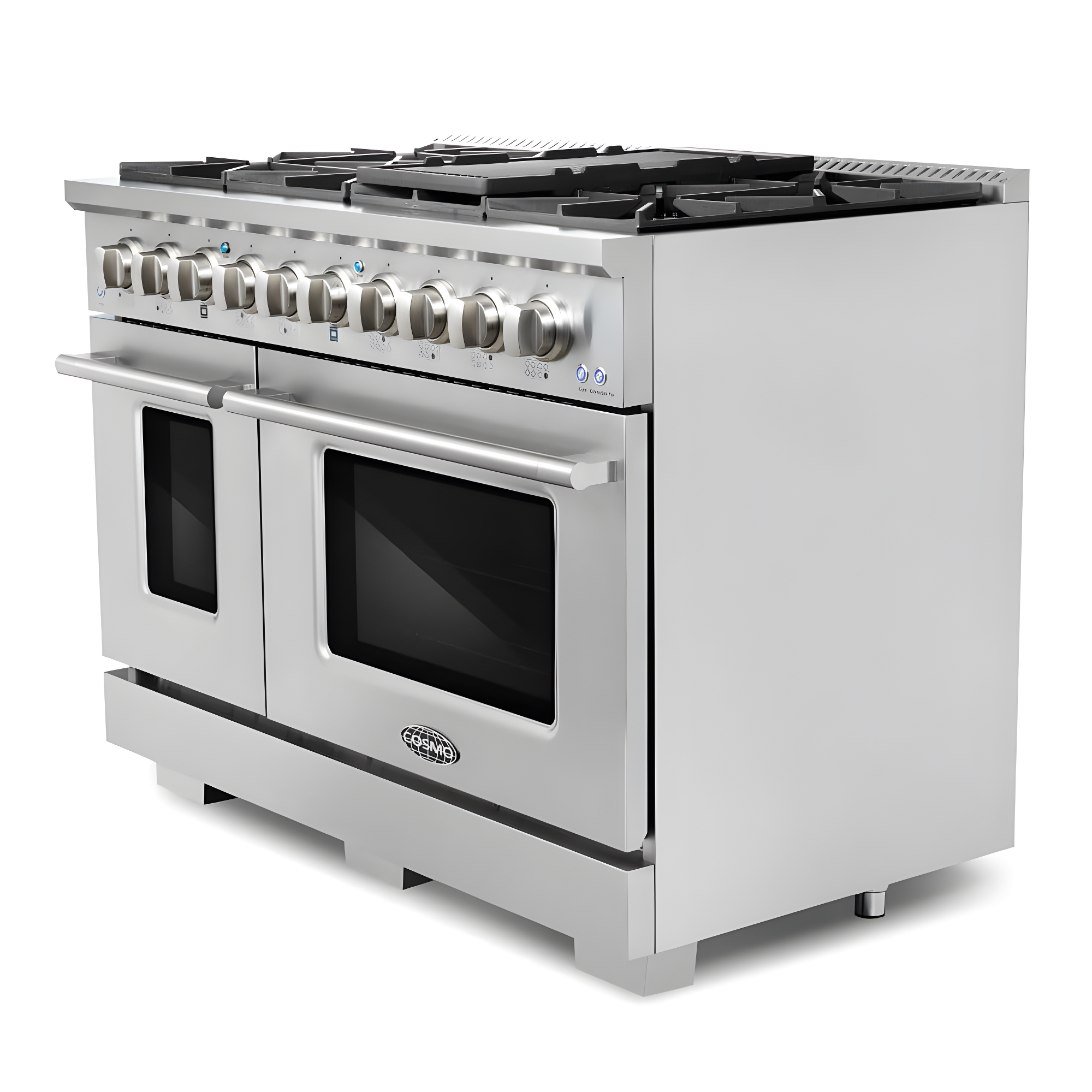 Cosmo 48" 5.5 Cubic Feet Smart Natural Gas Free Standing Range with 8 Burners