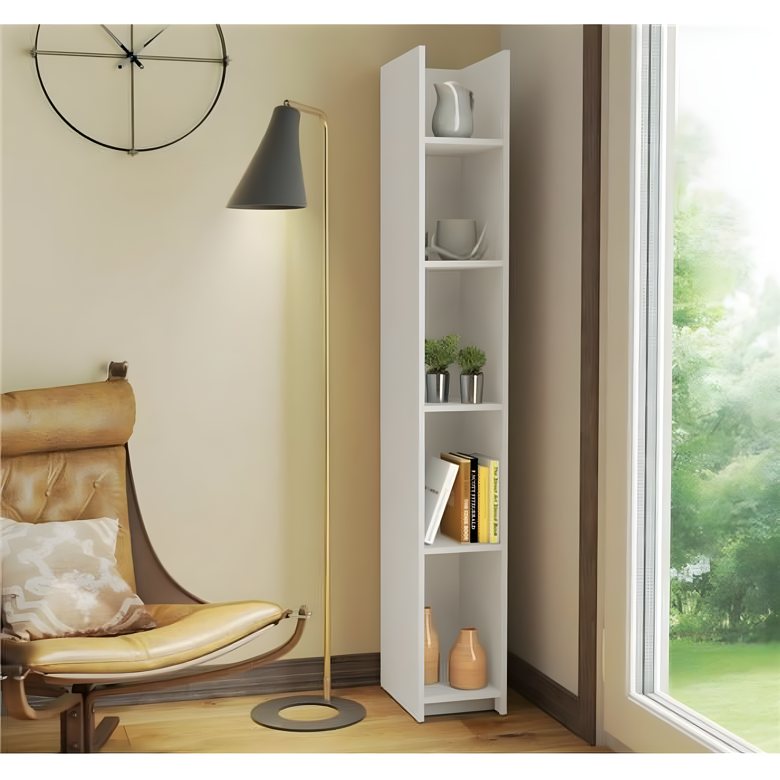 Oneybrook 71.1'' H x 10'' W Standard Bookcase