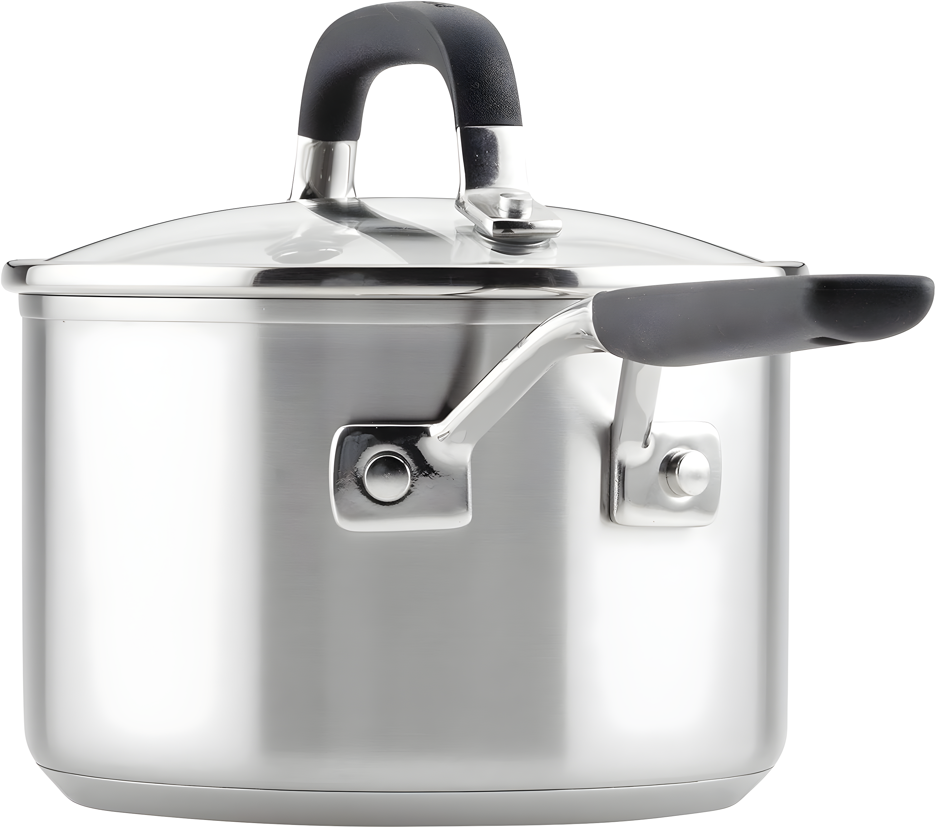 KitchenAid Stainless Steel Induction Sauce Pan with Measuring Marks and Lid, 2 Quart