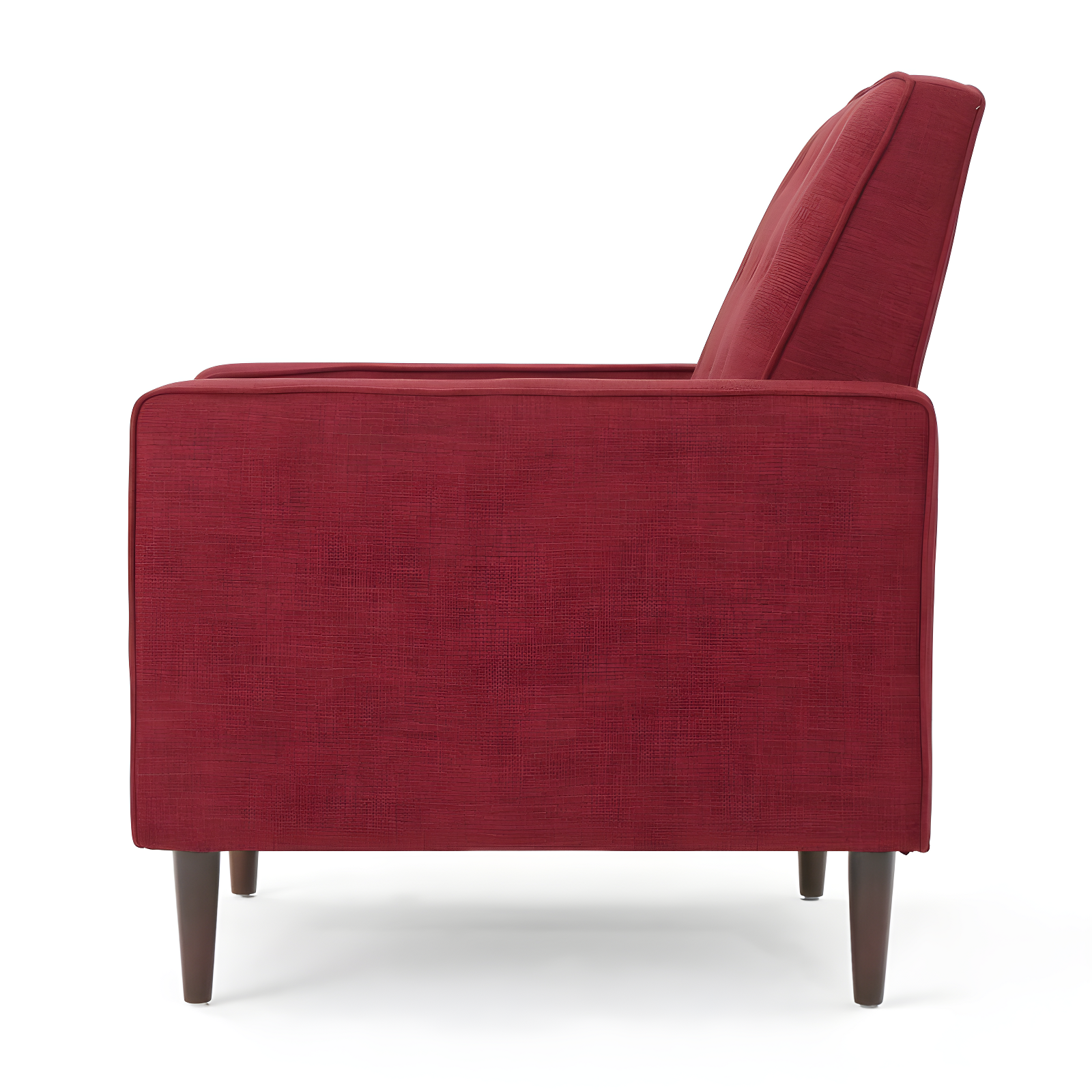 Mervynn Mid-Century Recliner - Modern Red - Christopher Knight Home: Upholstered Polyester, Hardwood Frame, 250lb Capacity