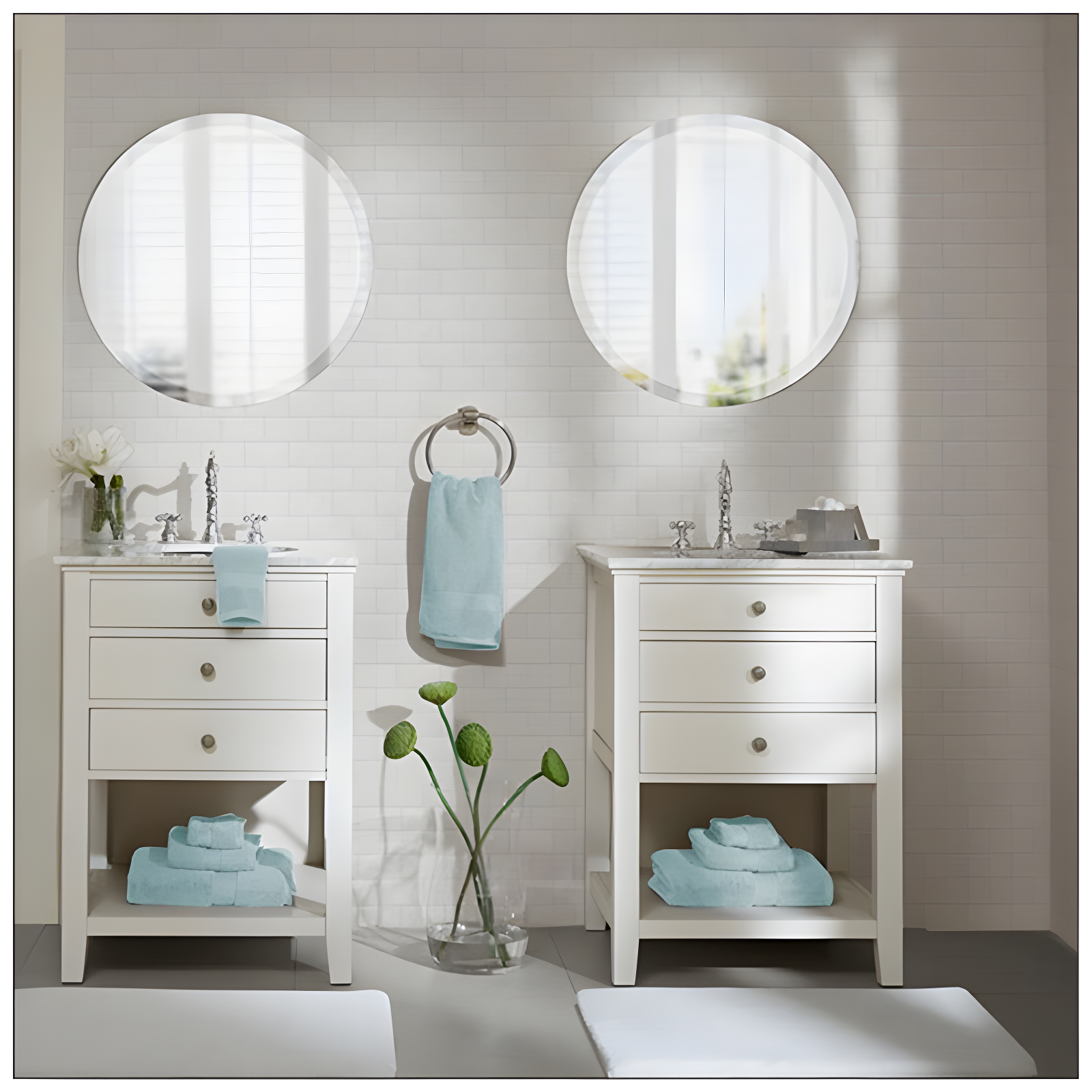 Paulafurinture 100% Cotton Bath Towels