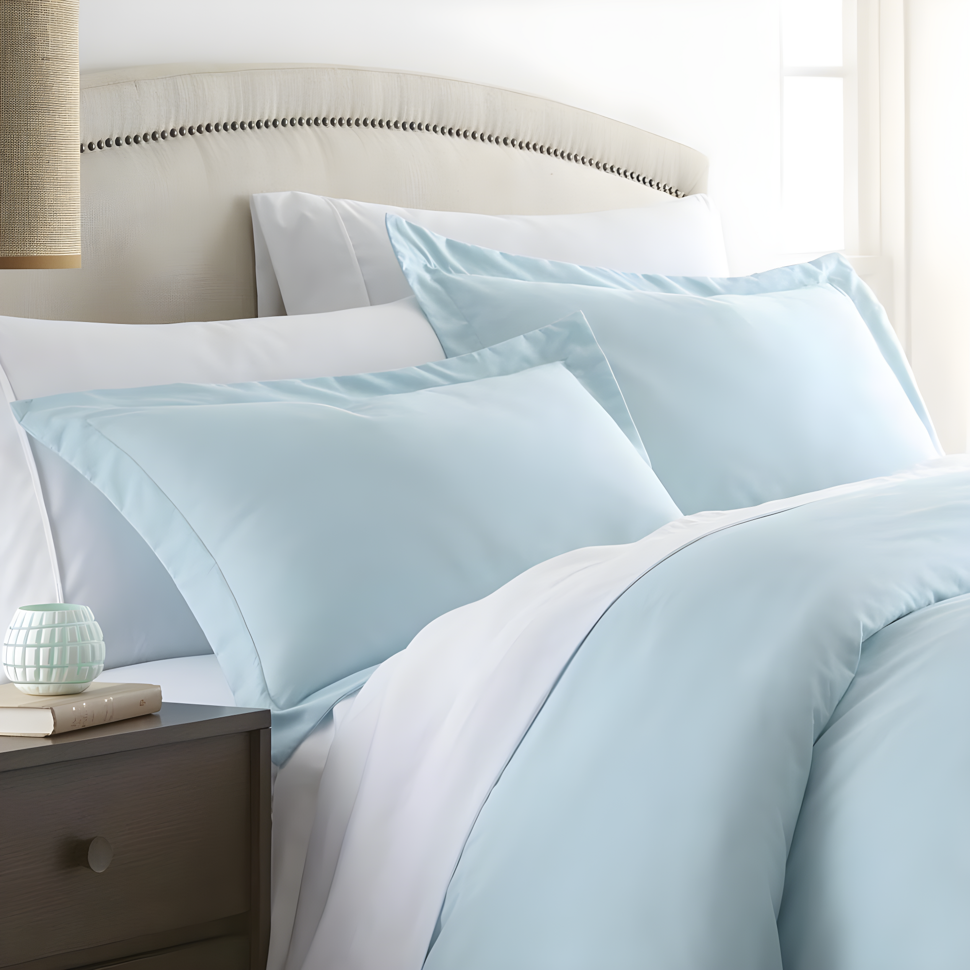 Pillow Shams 2-Pack Microfiber Ultra Soft Bedding (Set of 2)