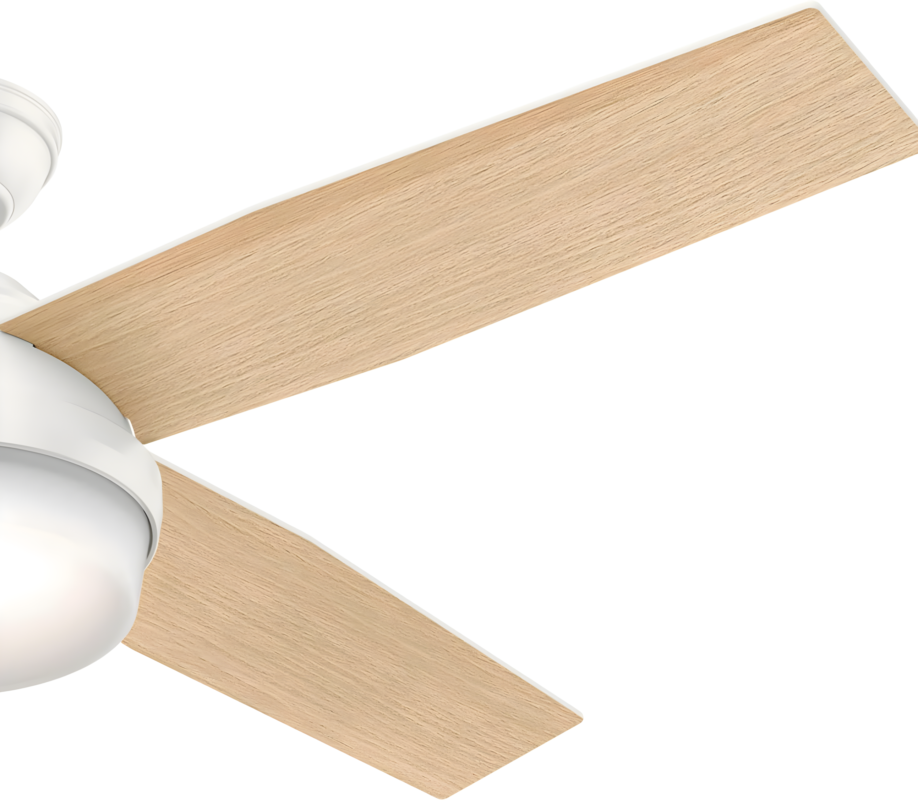 Dempsey 52" 4 - Blade Contemporary Indoor Ceiling Fan with Lights and Remote