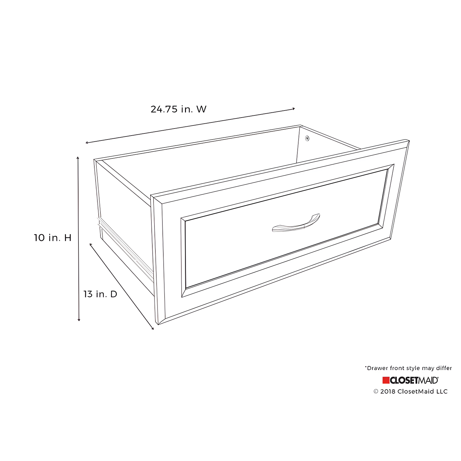 SuiteSymphony 25" x 10" Drawer