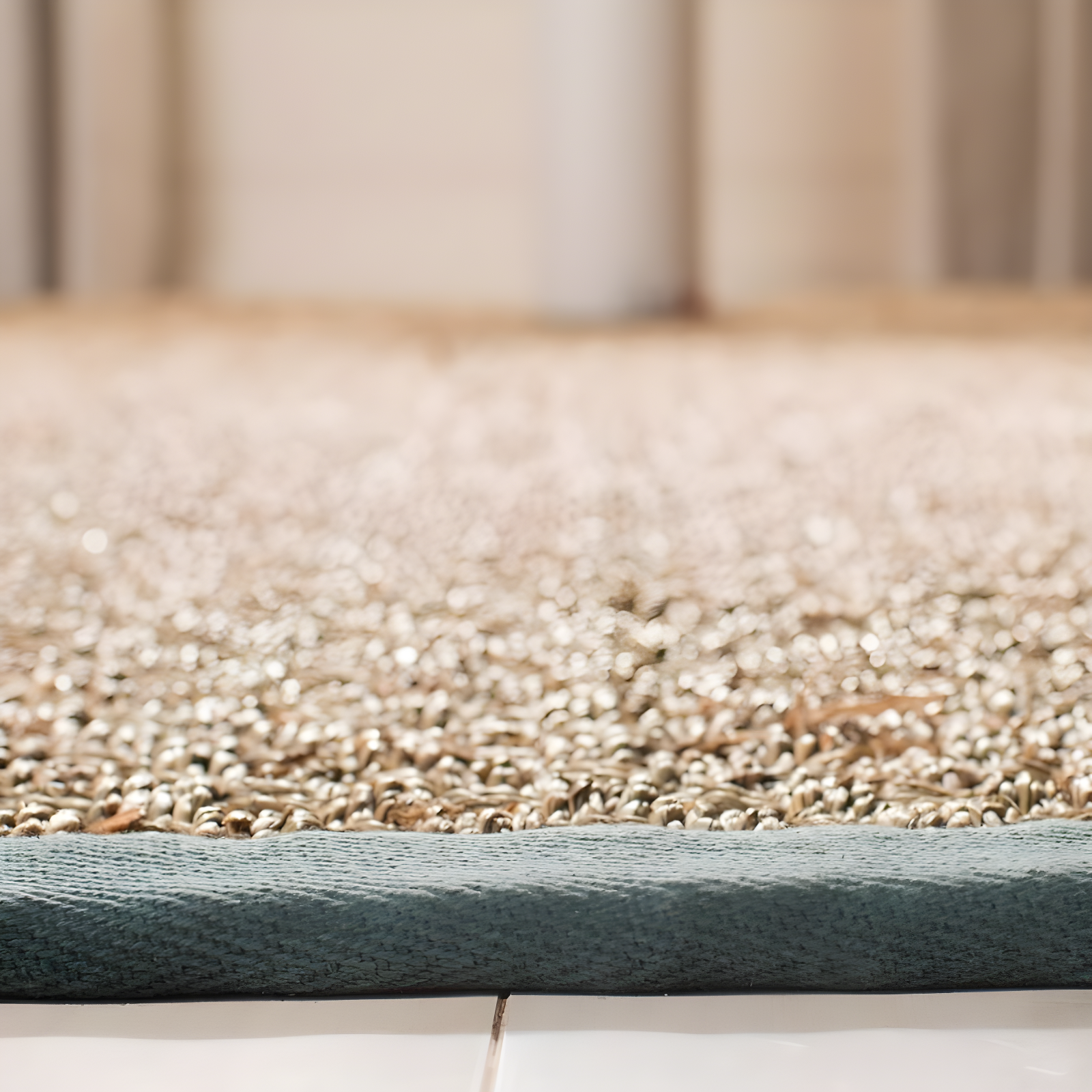Natural Fiber NF114 Power Loomed Indoor Accent Rug - Natural/Light Blue - 2'6"x4' - Safavieh.