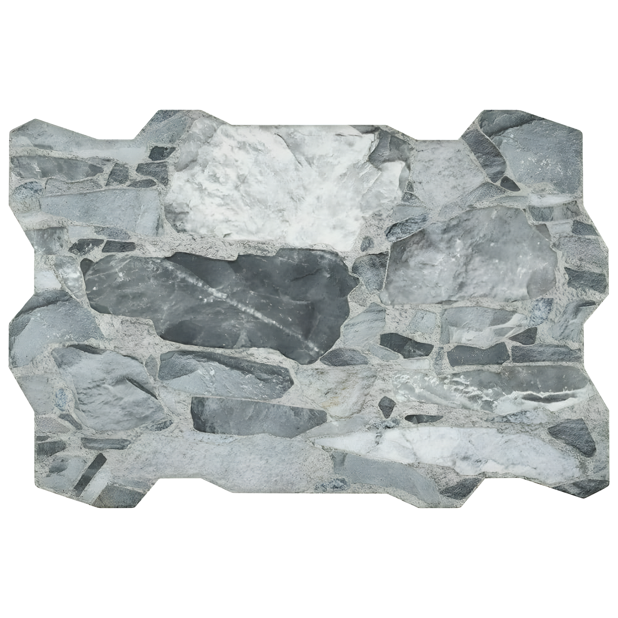 Rambla 15" x 23" Porcelain Stone Look Wall & Floor Tile